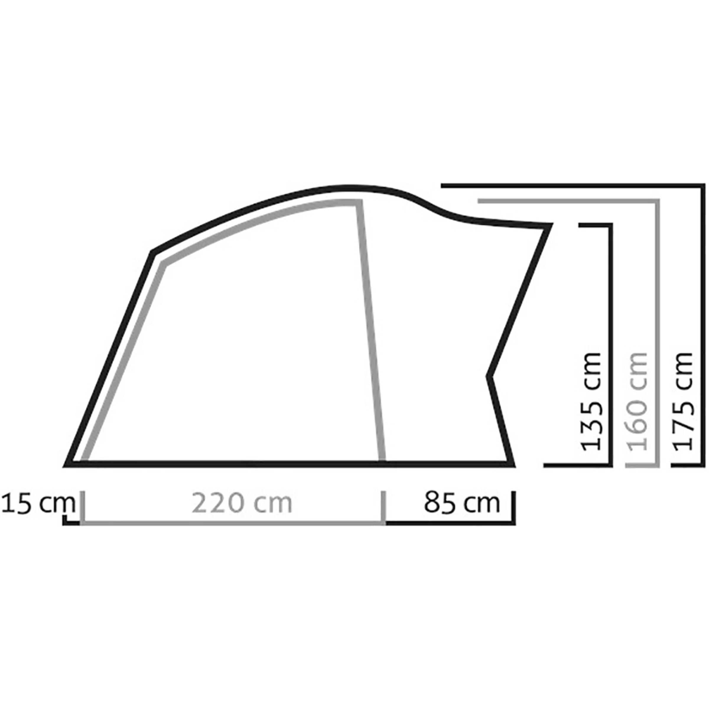 SALEWA Alpine Hut IV Tent - Bilde 3