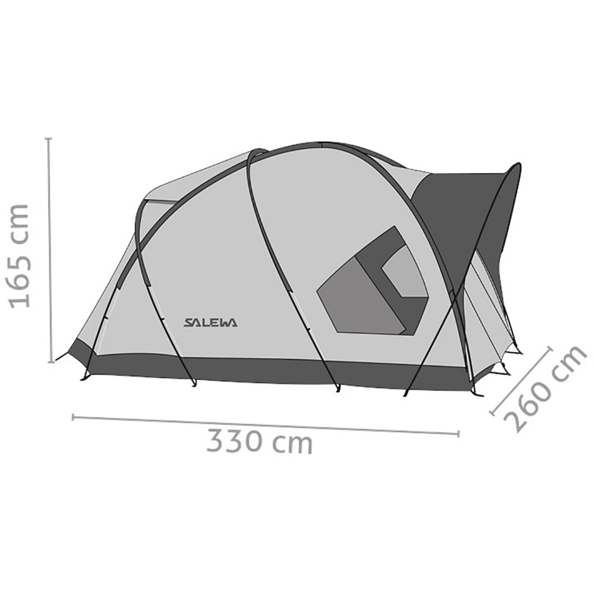 SALEWA Alpine Hut IV Tent - Bilde 5
