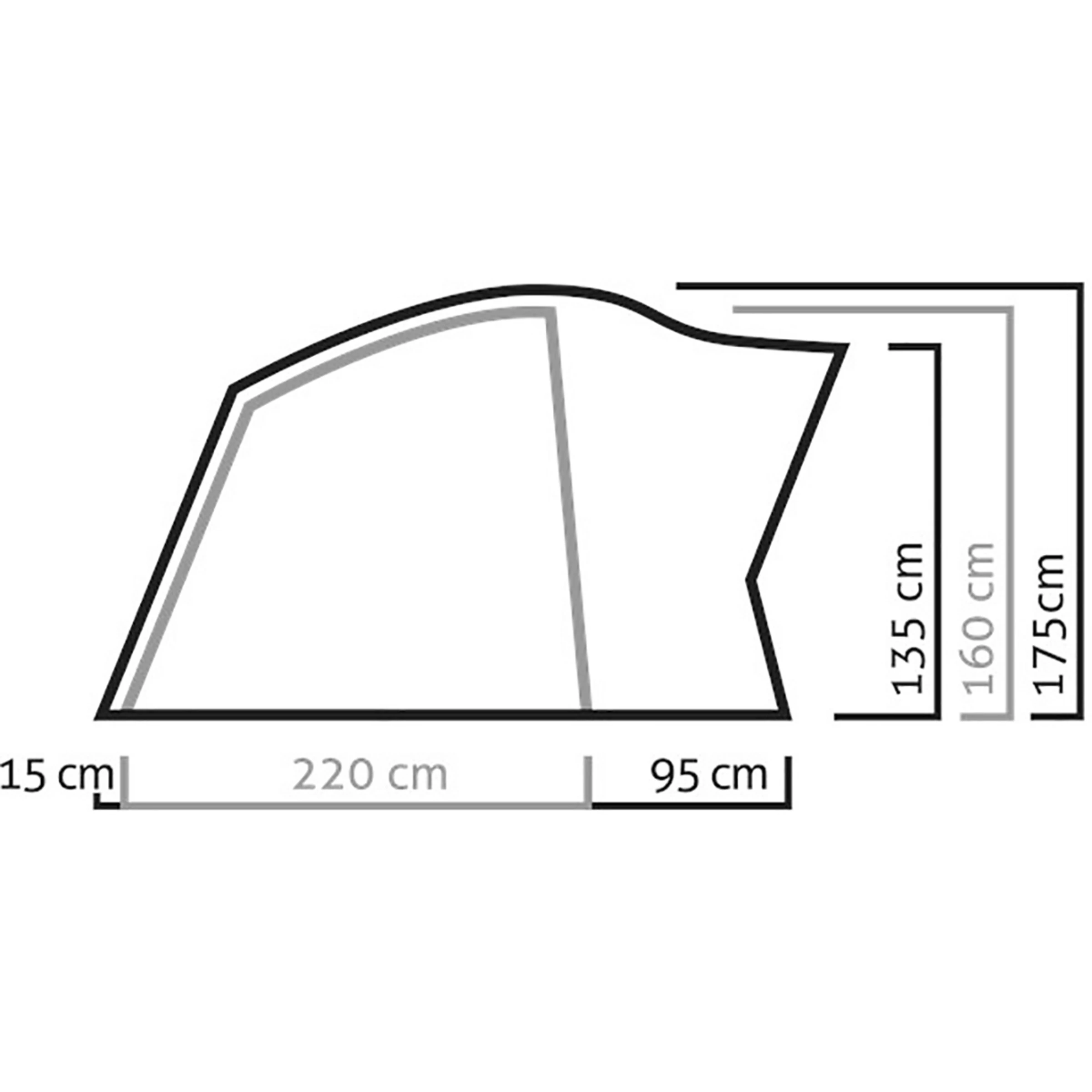 SALEWA Alpine Hut III Tent - Bilde 3