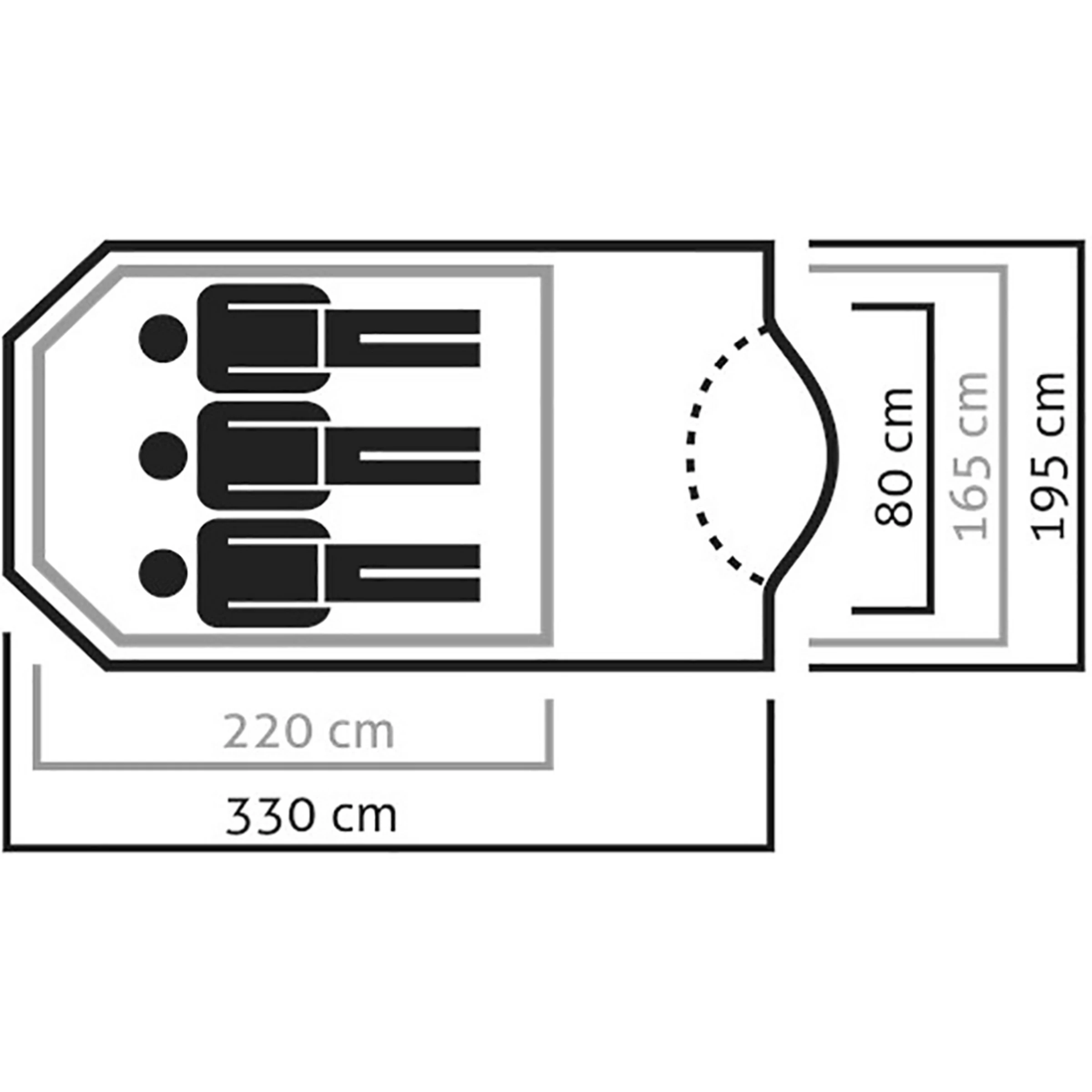 SALEWA Alpine Hut III Tent - Bilde 4