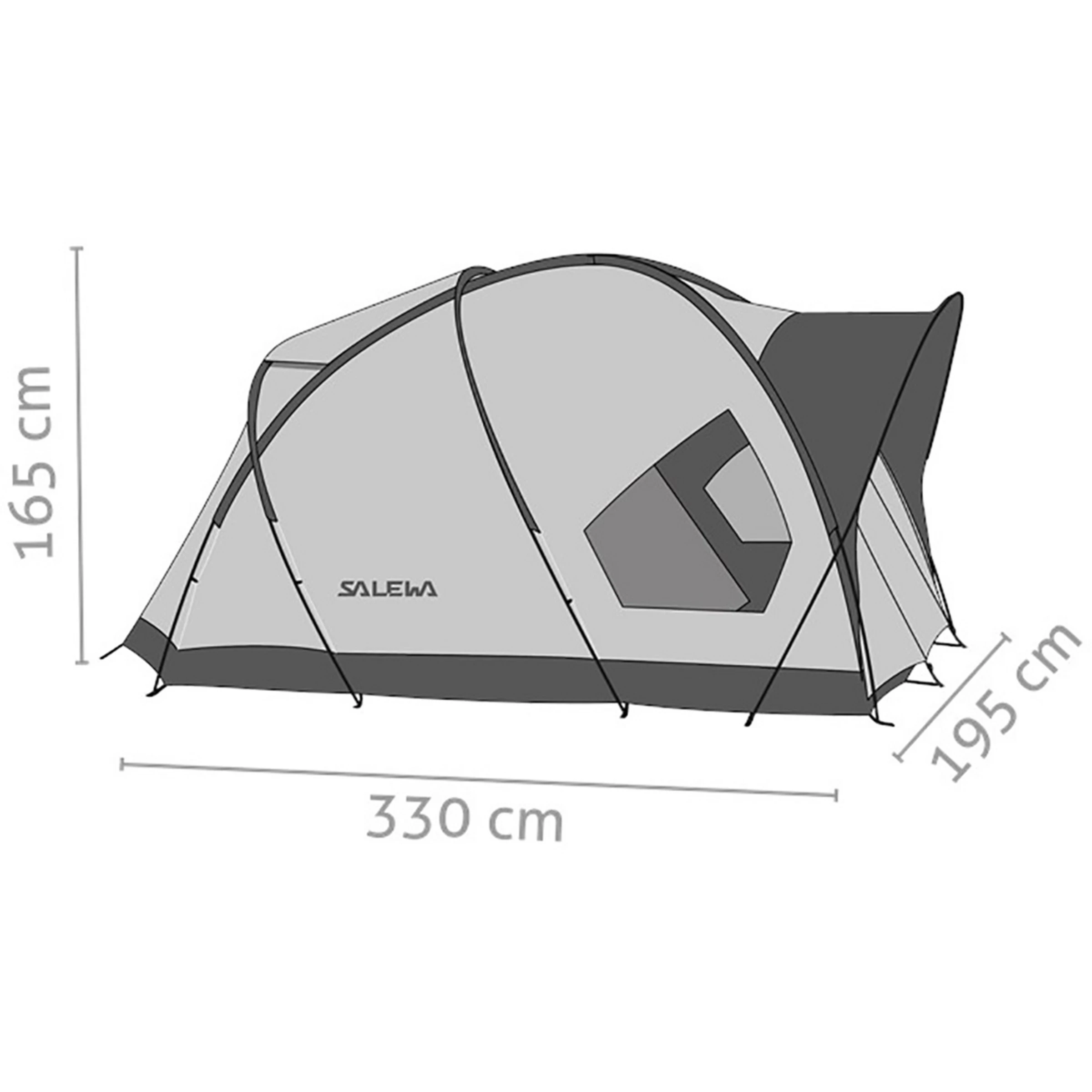 SALEWA Alpine Hut III Tent - Bilde 5