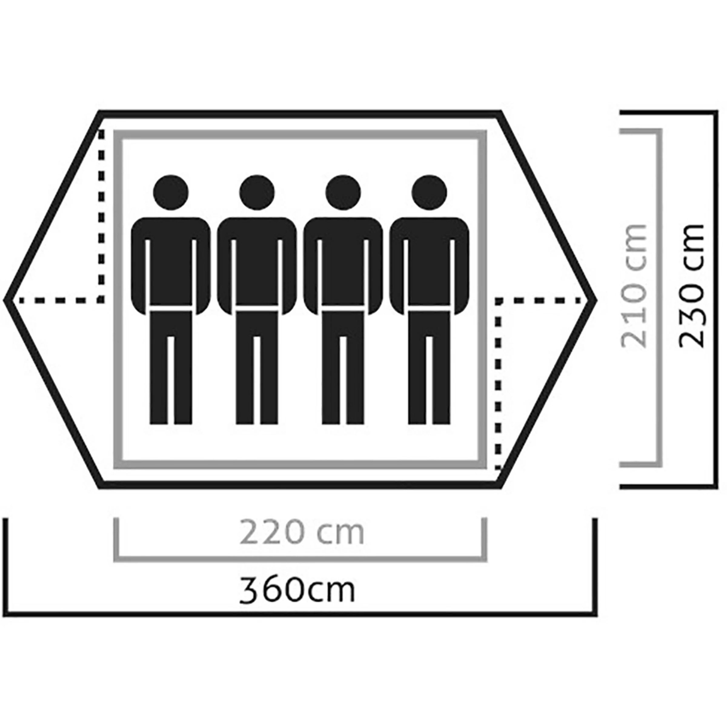 SALEWA Denali IV Tent - Bilde 2