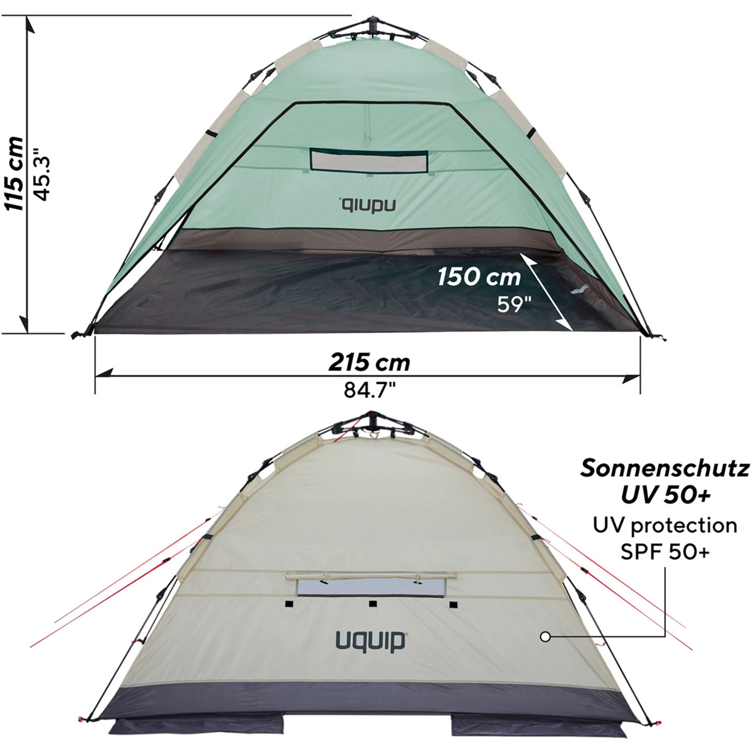 Uquip Buzzy Beach Tent - Bilde 11
