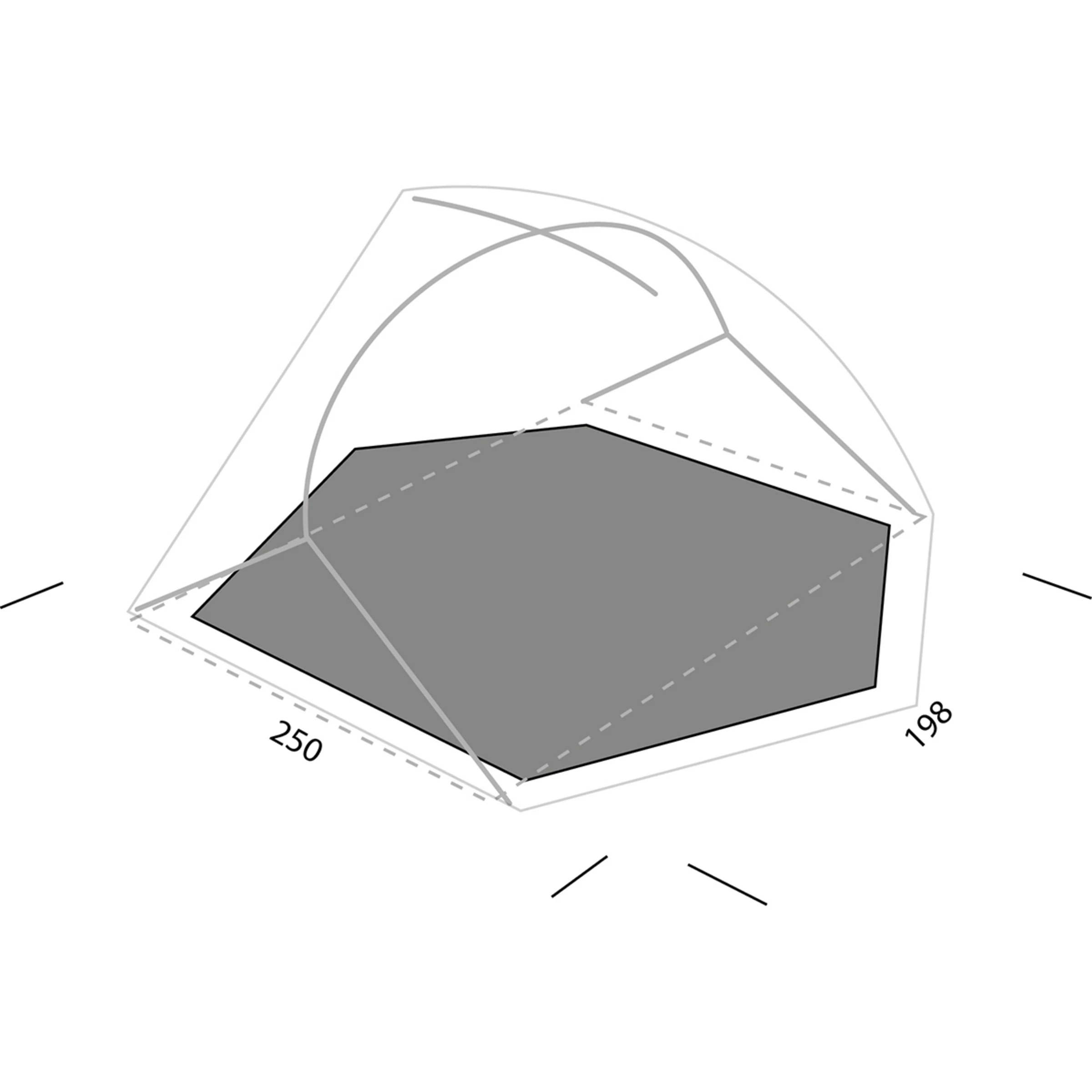 Exped Lyra III Footprint - Bilde 2