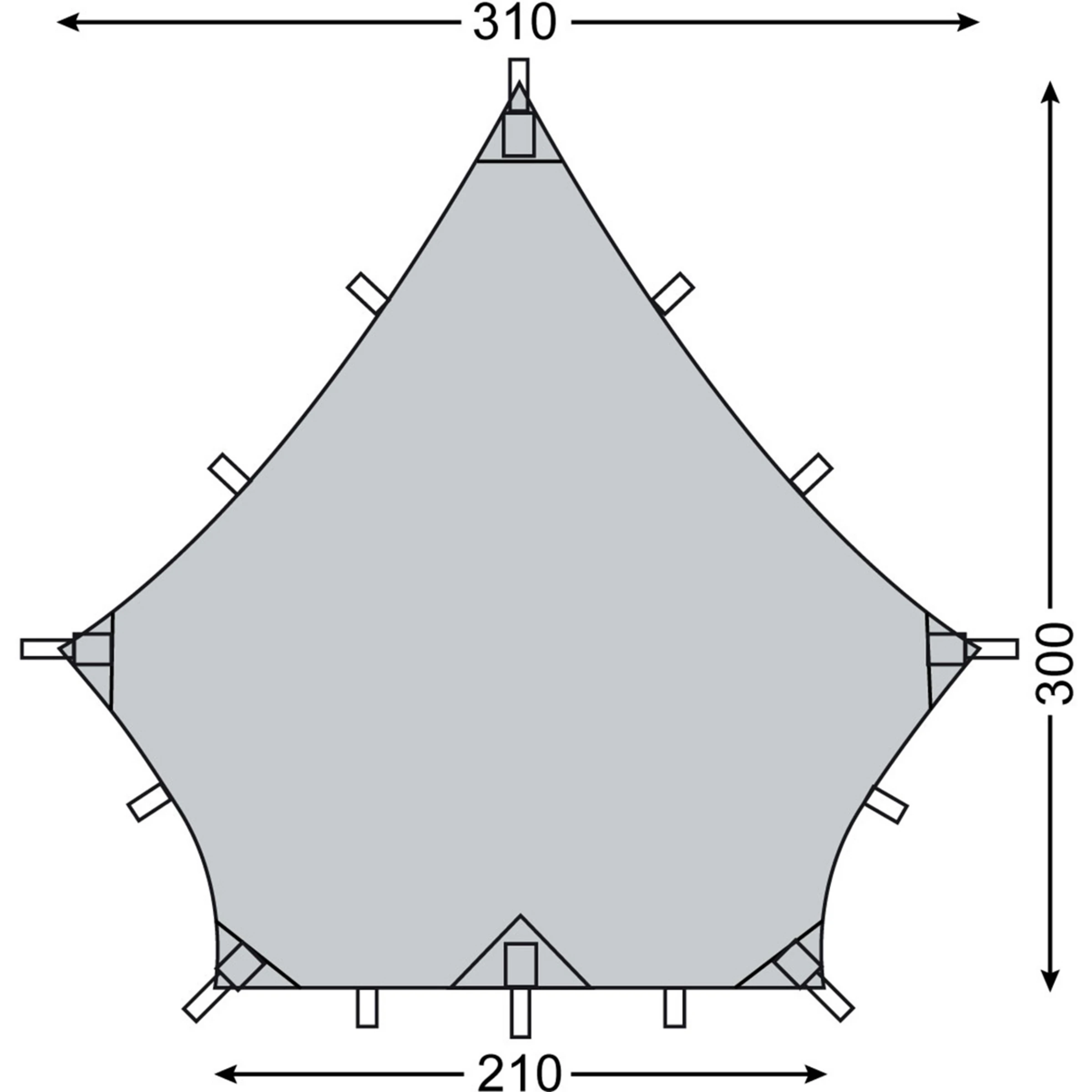 Nordisk Voss Diamond SI Tarp - Bilde 12