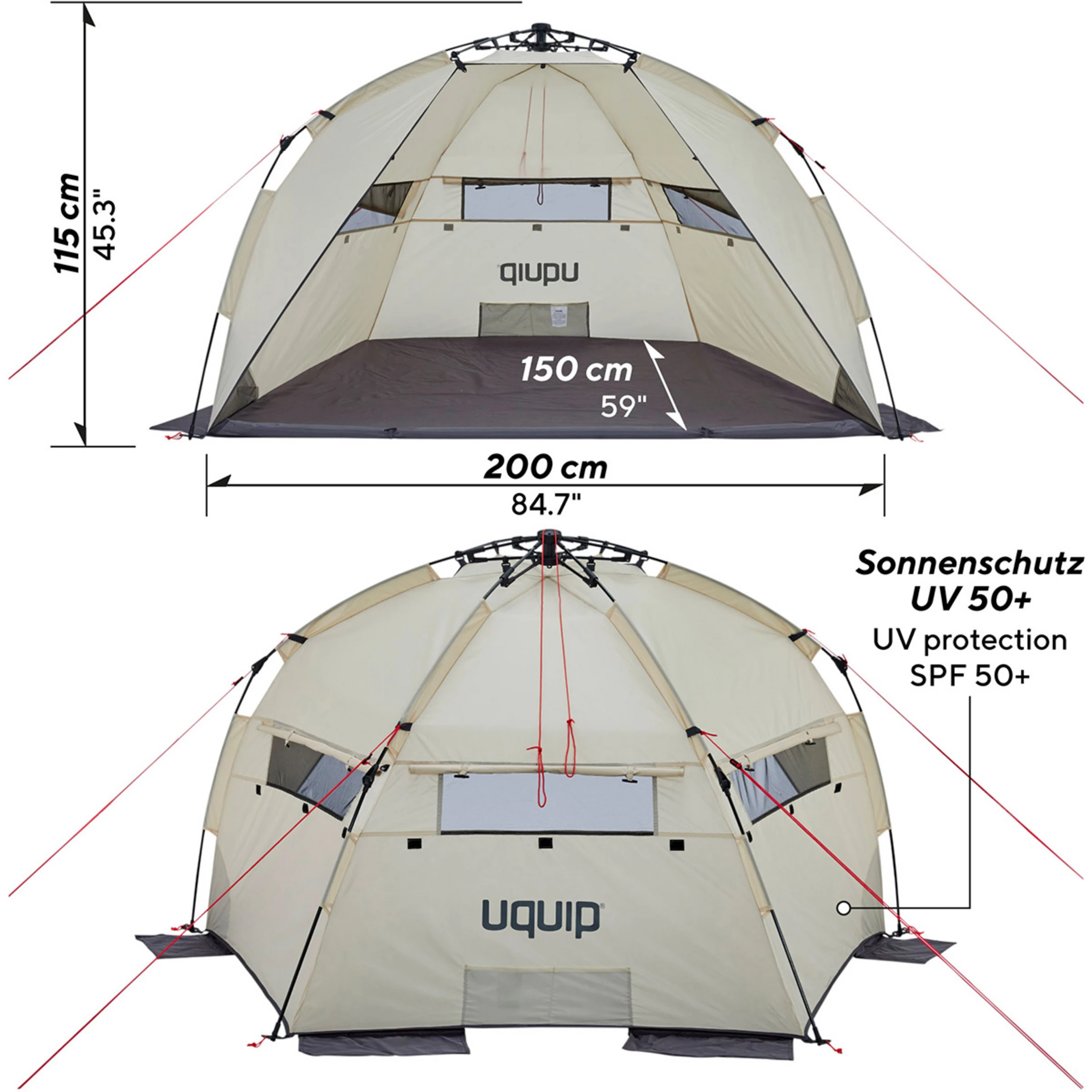 Uquip Speedy Windshield - Bilde 8