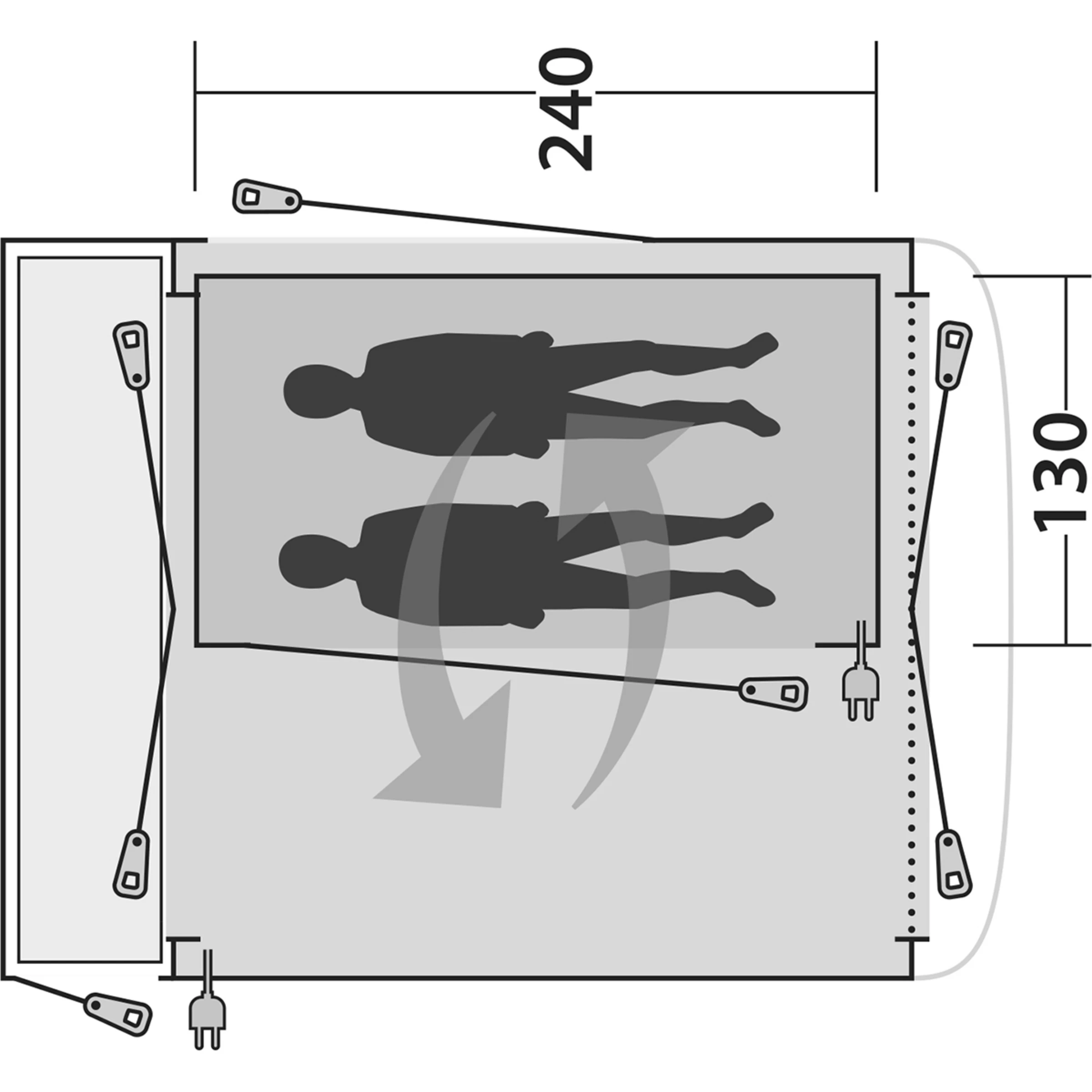 Outwell Milestone Inner Tent - Bilde 6