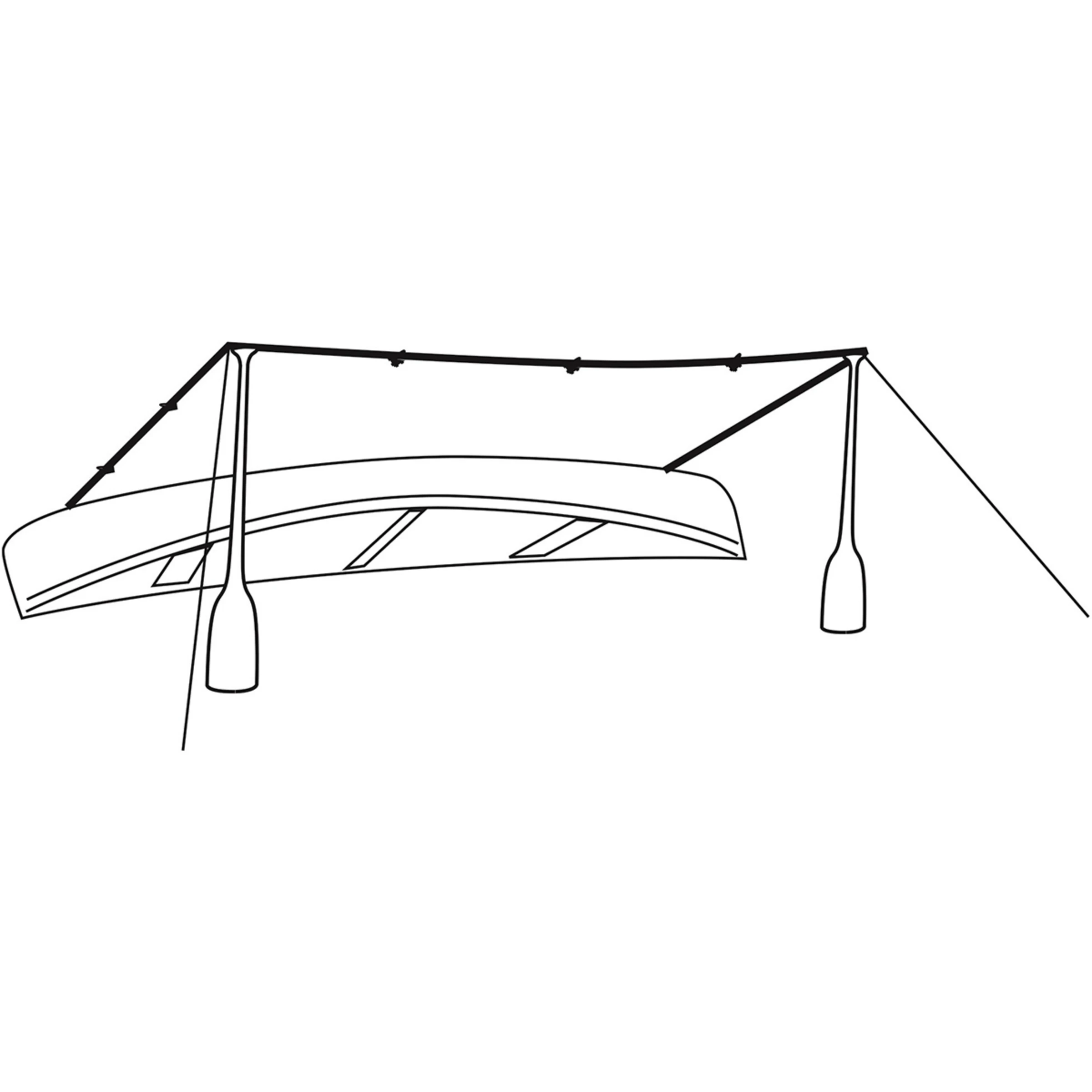 Robens Exped's Outer Space II Footprint Fits Exactly Under The Outer Space II Tent. The Underlay Is Abrasion Resistant And Waterproof, Protecting Against Damage And Moisture. - Bilde 6