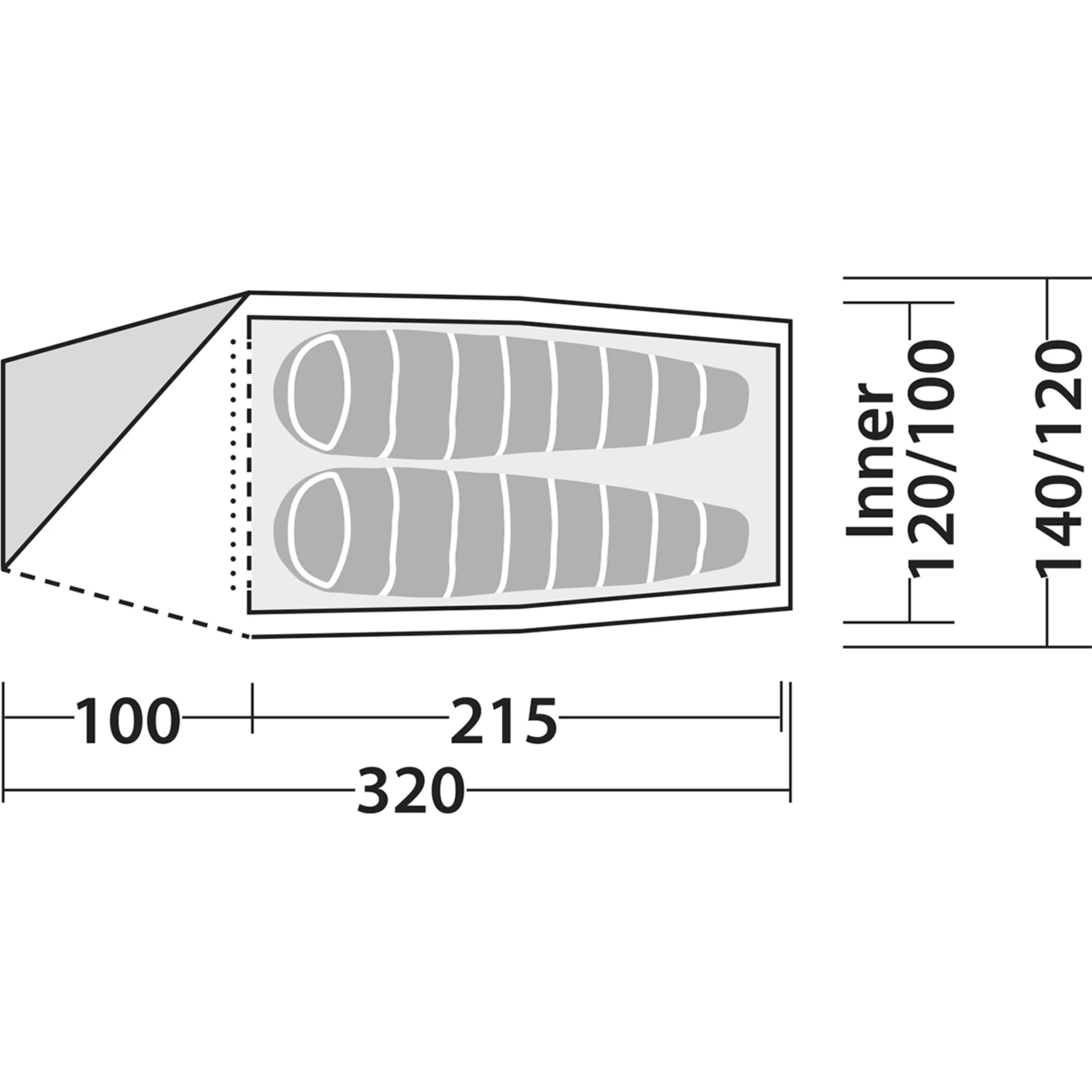 Robens Buck Creek 2 Tent - Bilde 9