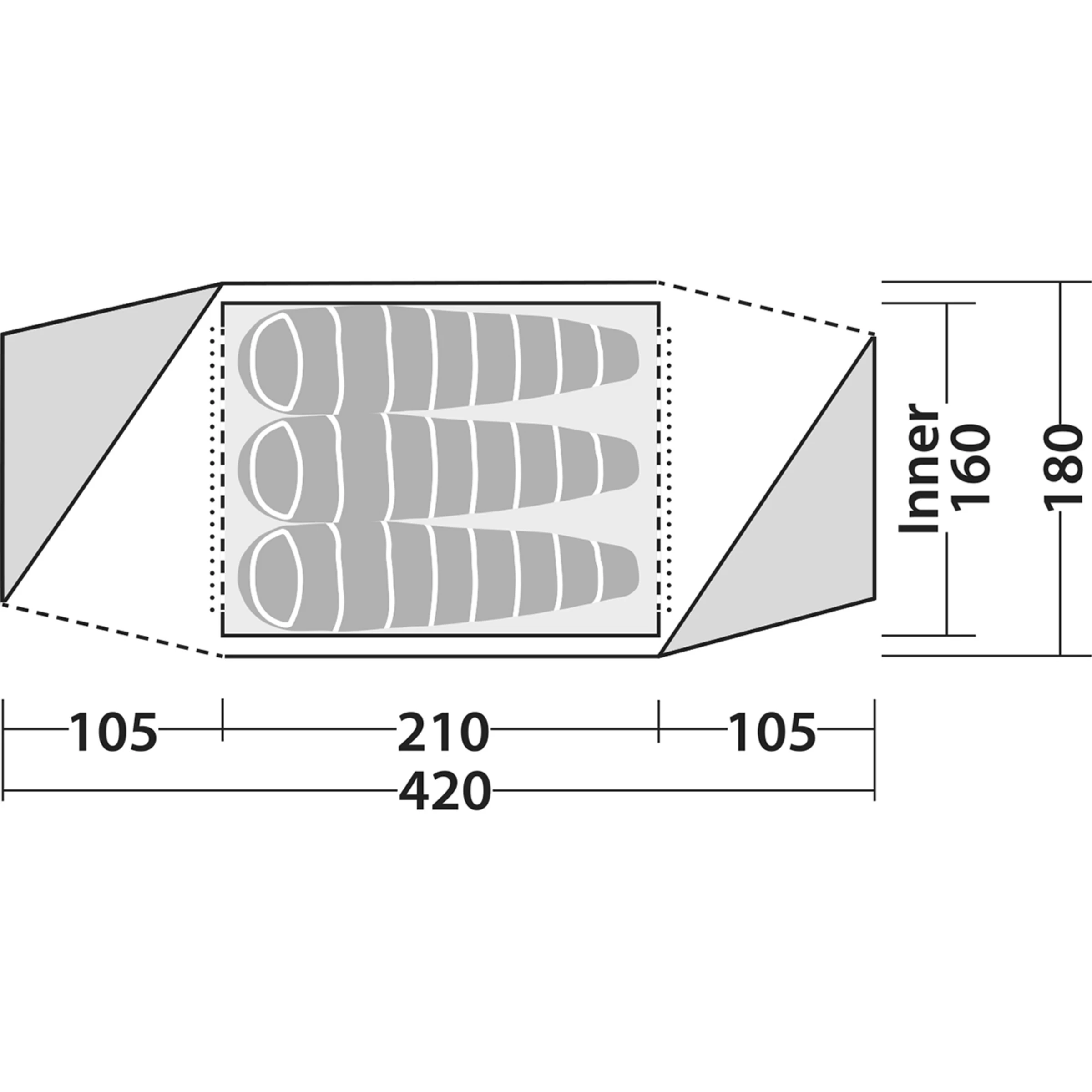 Robens Stony Brook 3 Tent - Bilde 9