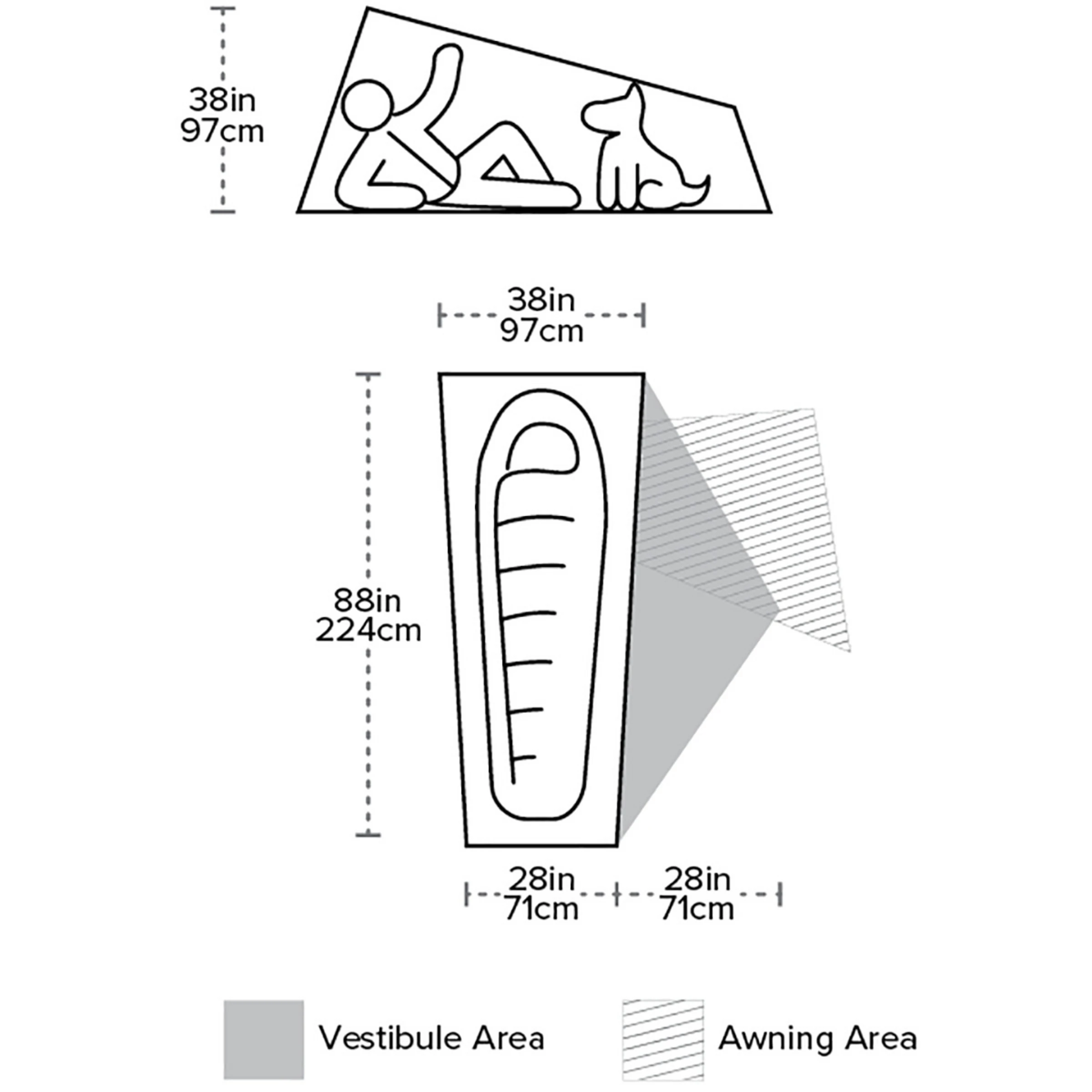 Big Agnes Copper Spur HV UL 1 Tent - Bilde 4