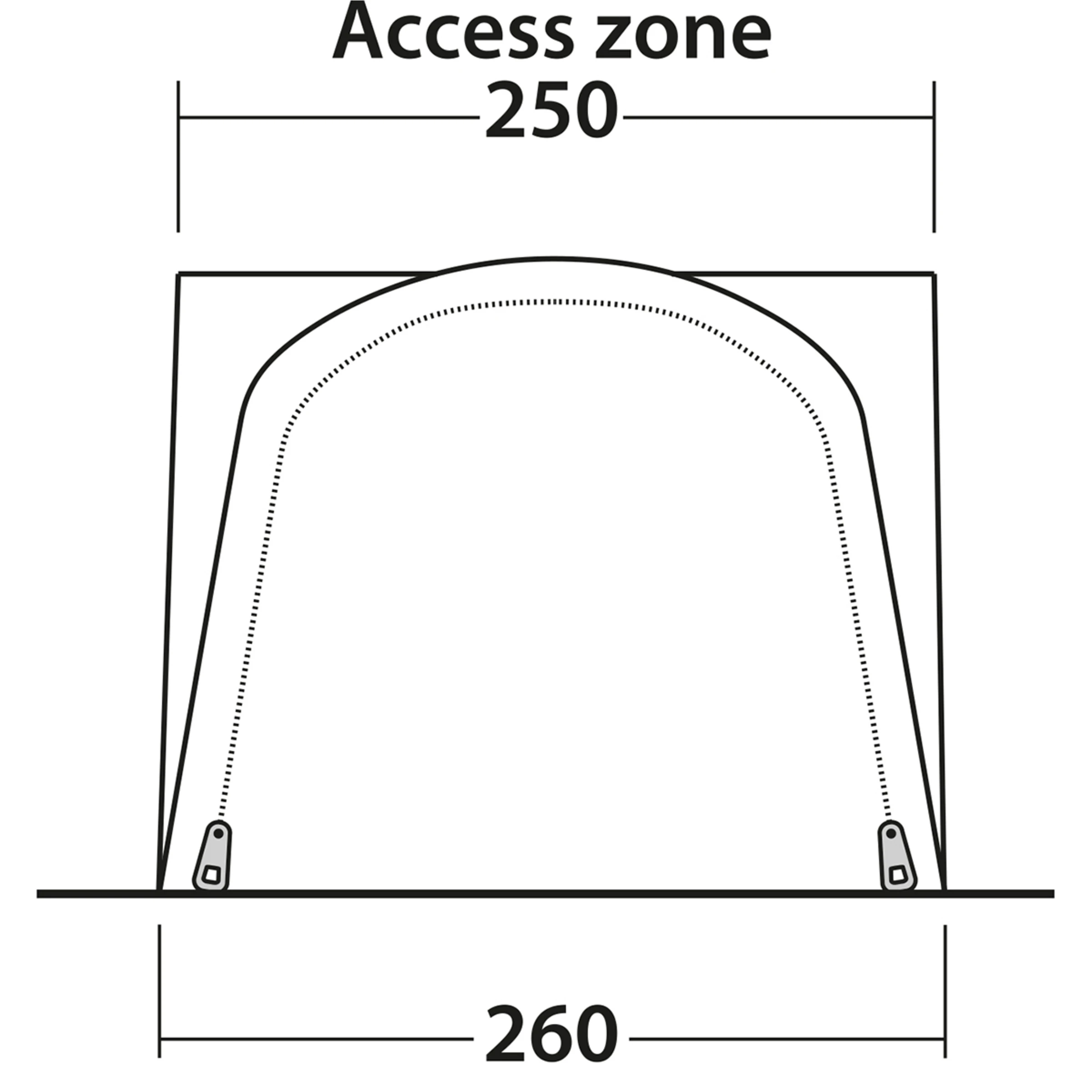 Outwell Newburg 160 Air Awning - Bilde 4