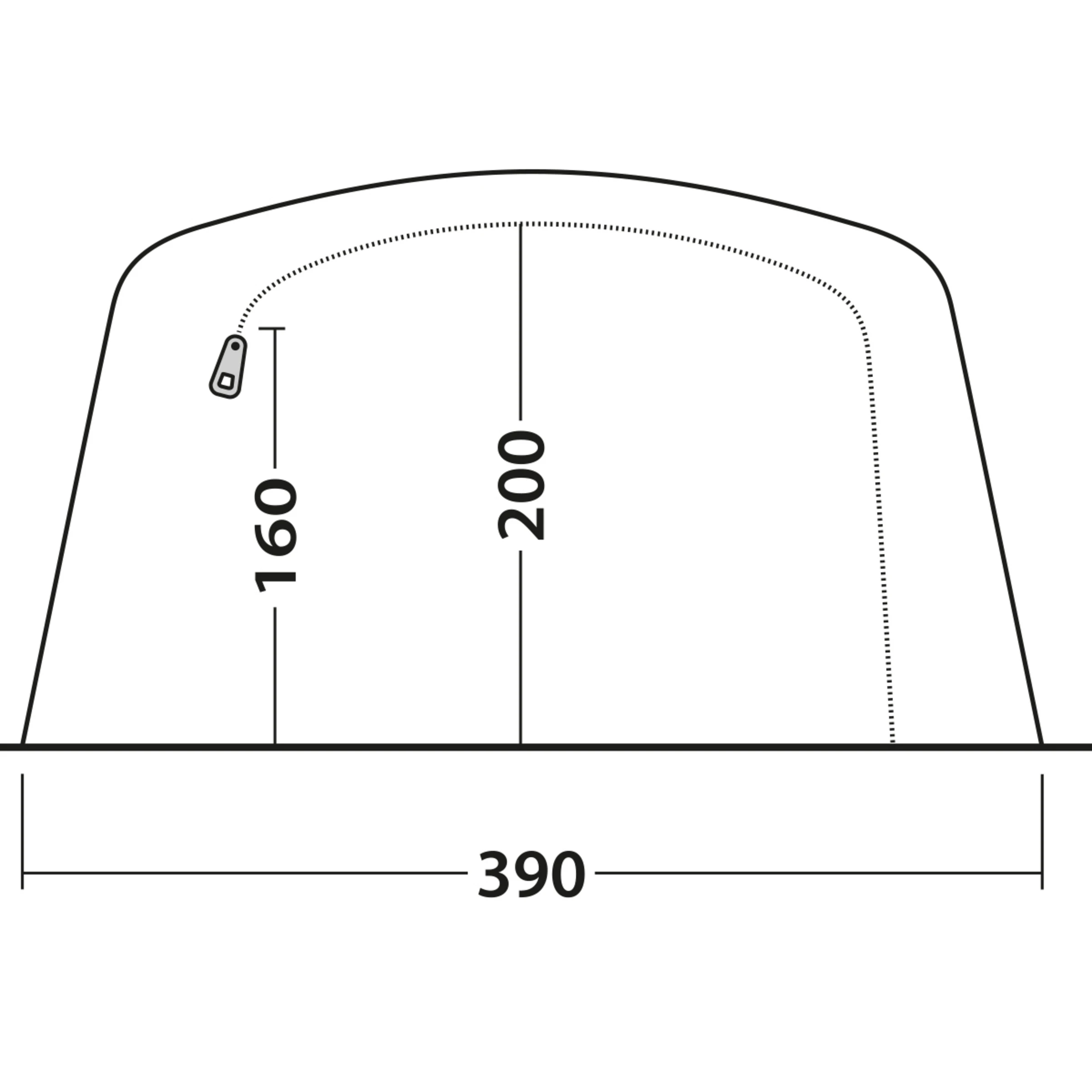Outwell Parkdale 6PA Tent - Bilde 12