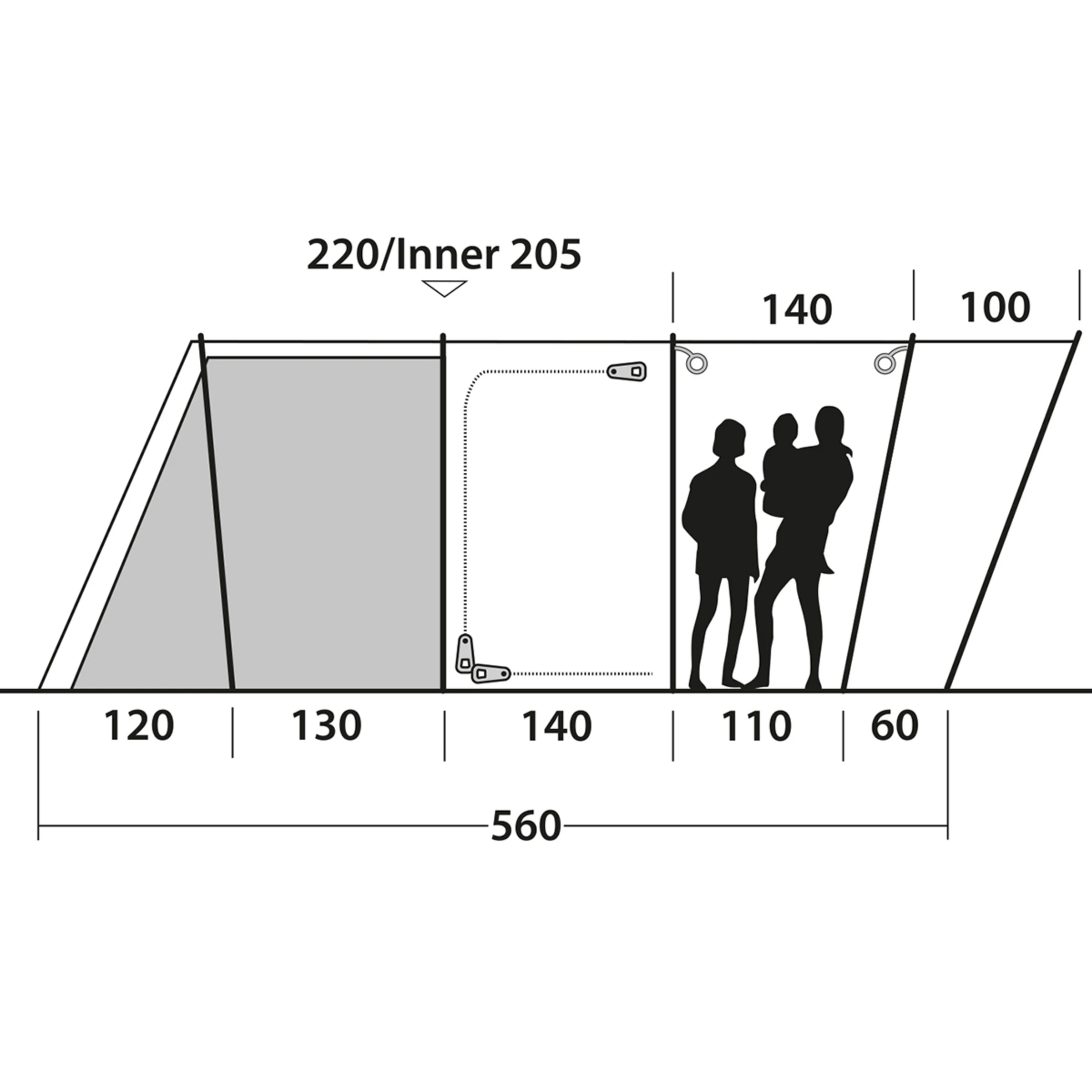 Outwell Montana 6PE Tent - Bilde 11
