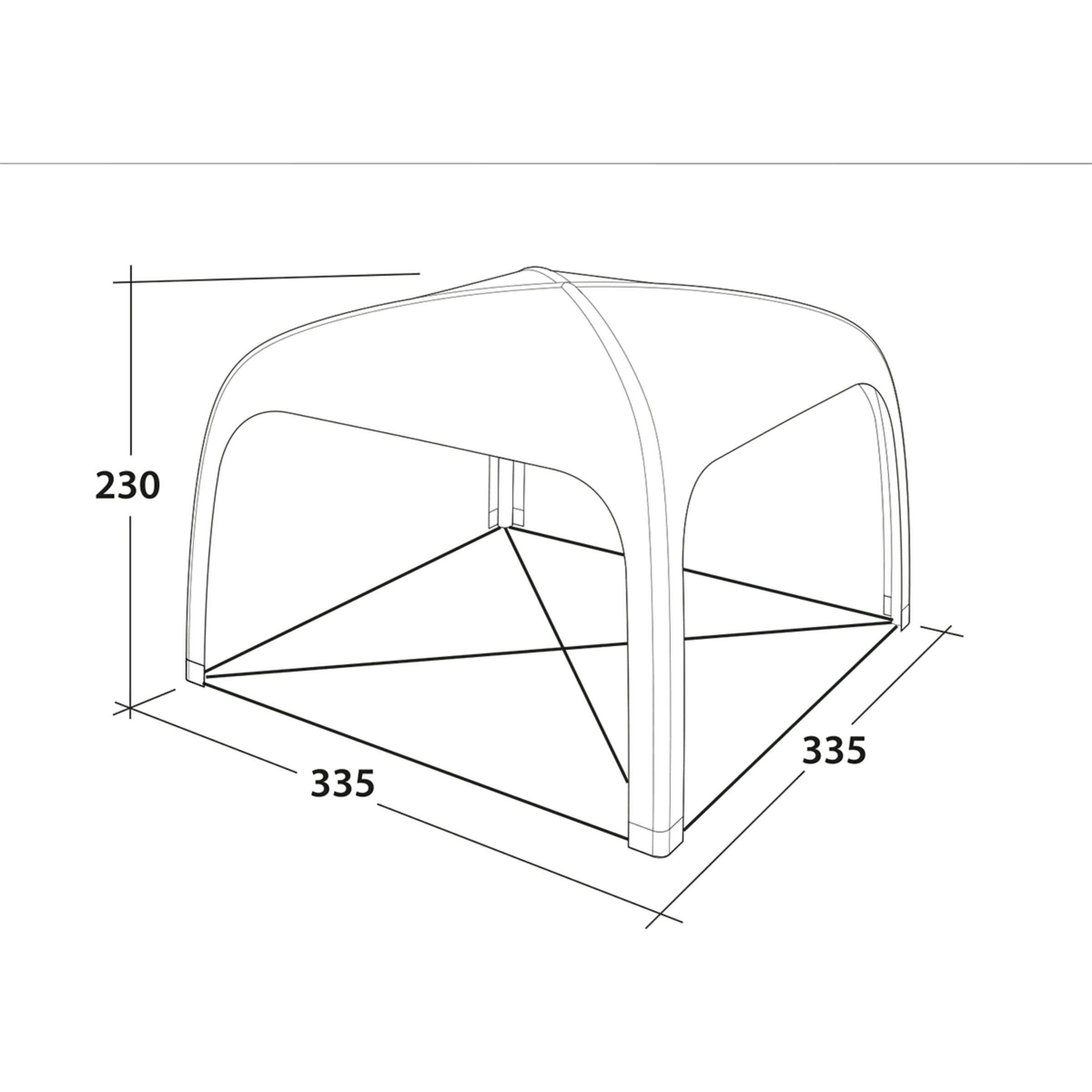 Outwell Air Shelter Tent - Bilde 5