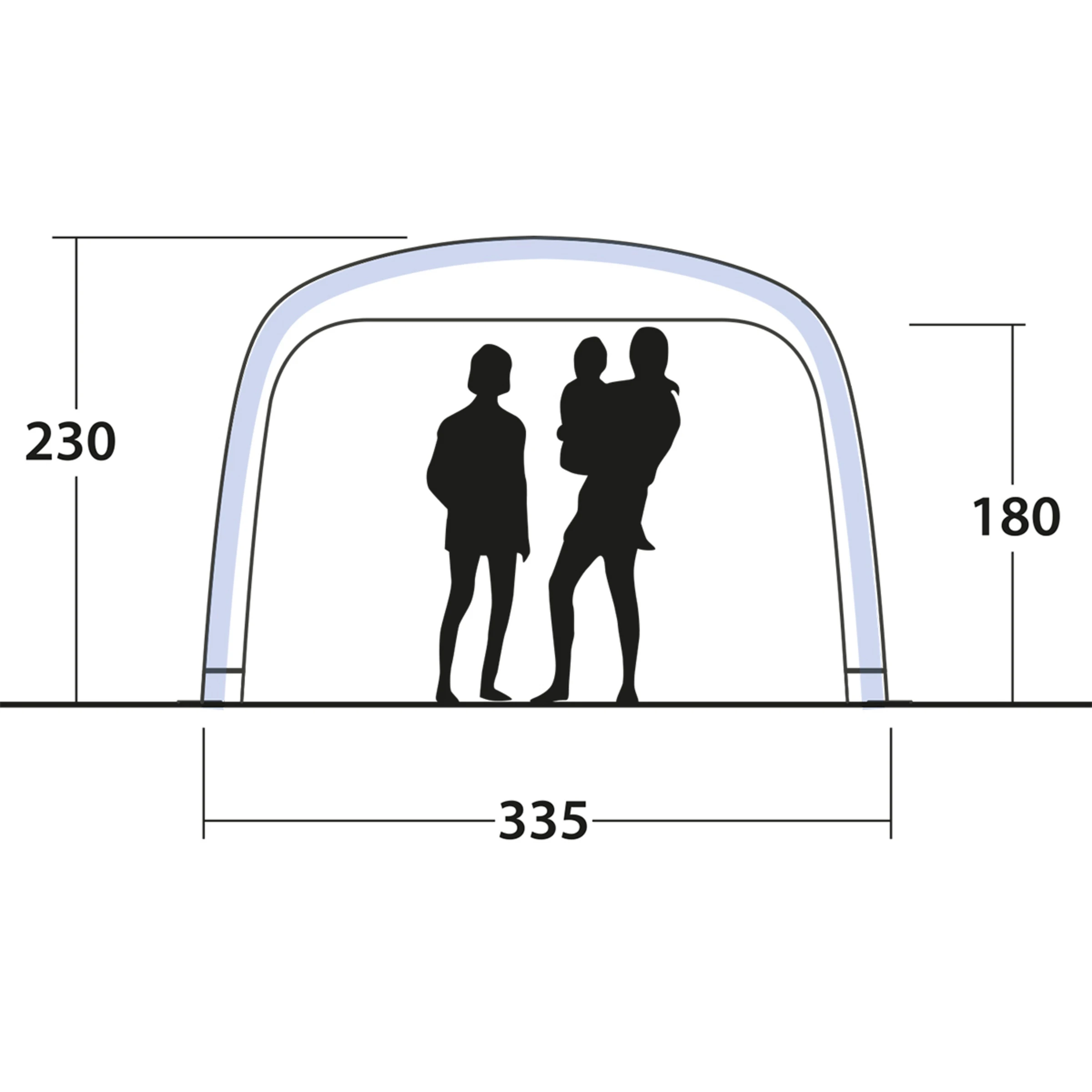 Outwell Air Shelter Tent - Bilde 6