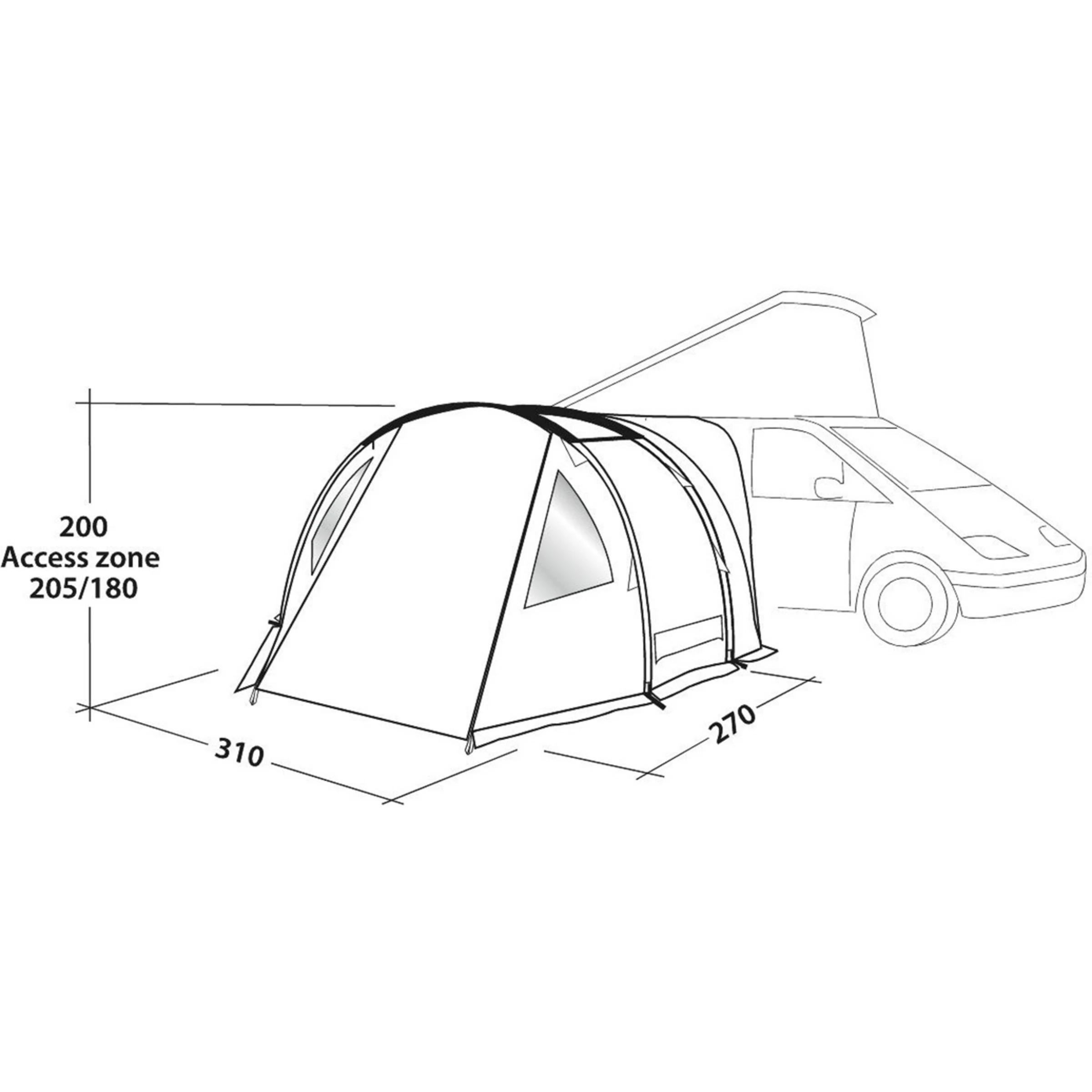 Easy Camp Shamrock Awning - Bilde 7