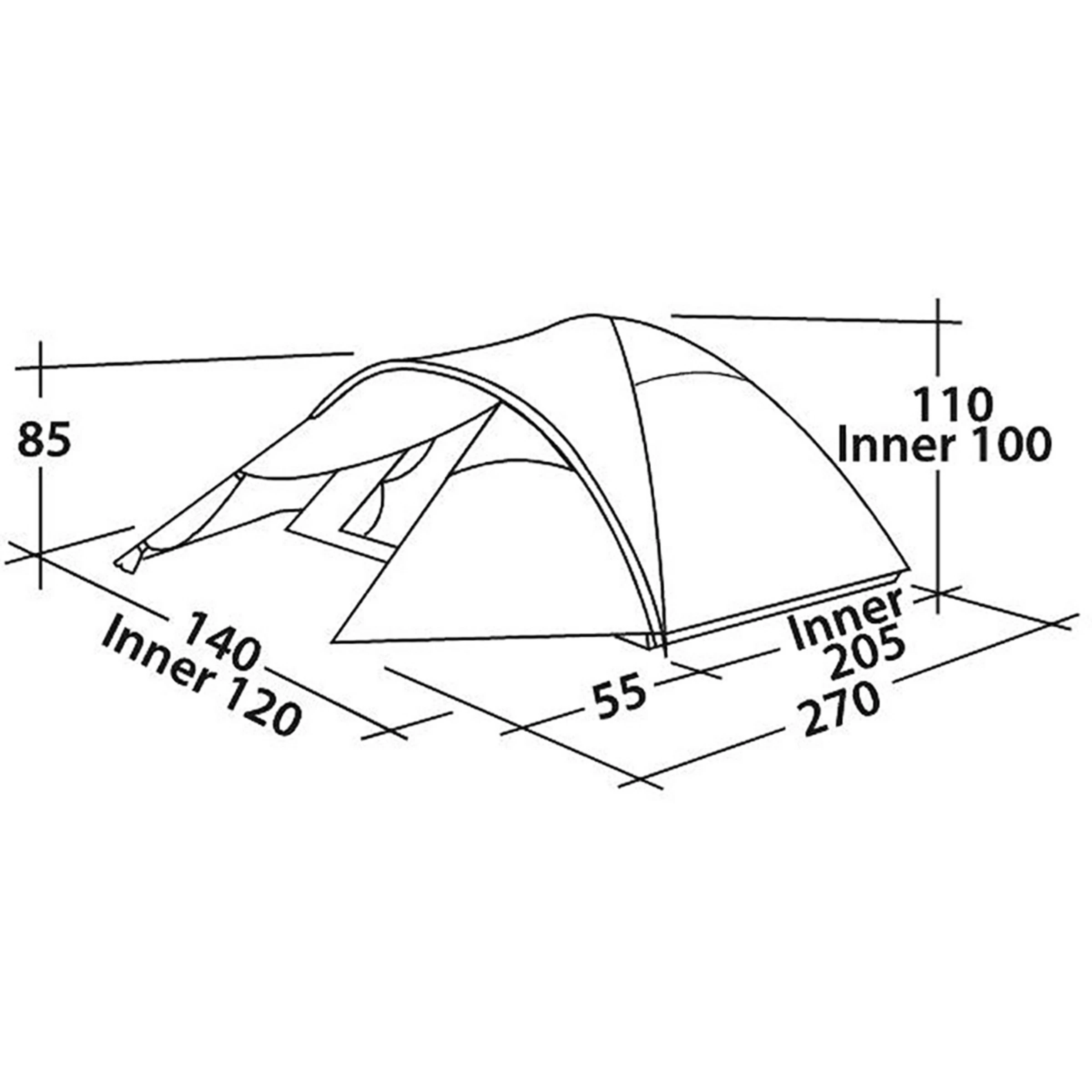 Easy Camp Quasar 200 Tent - Bilde 2