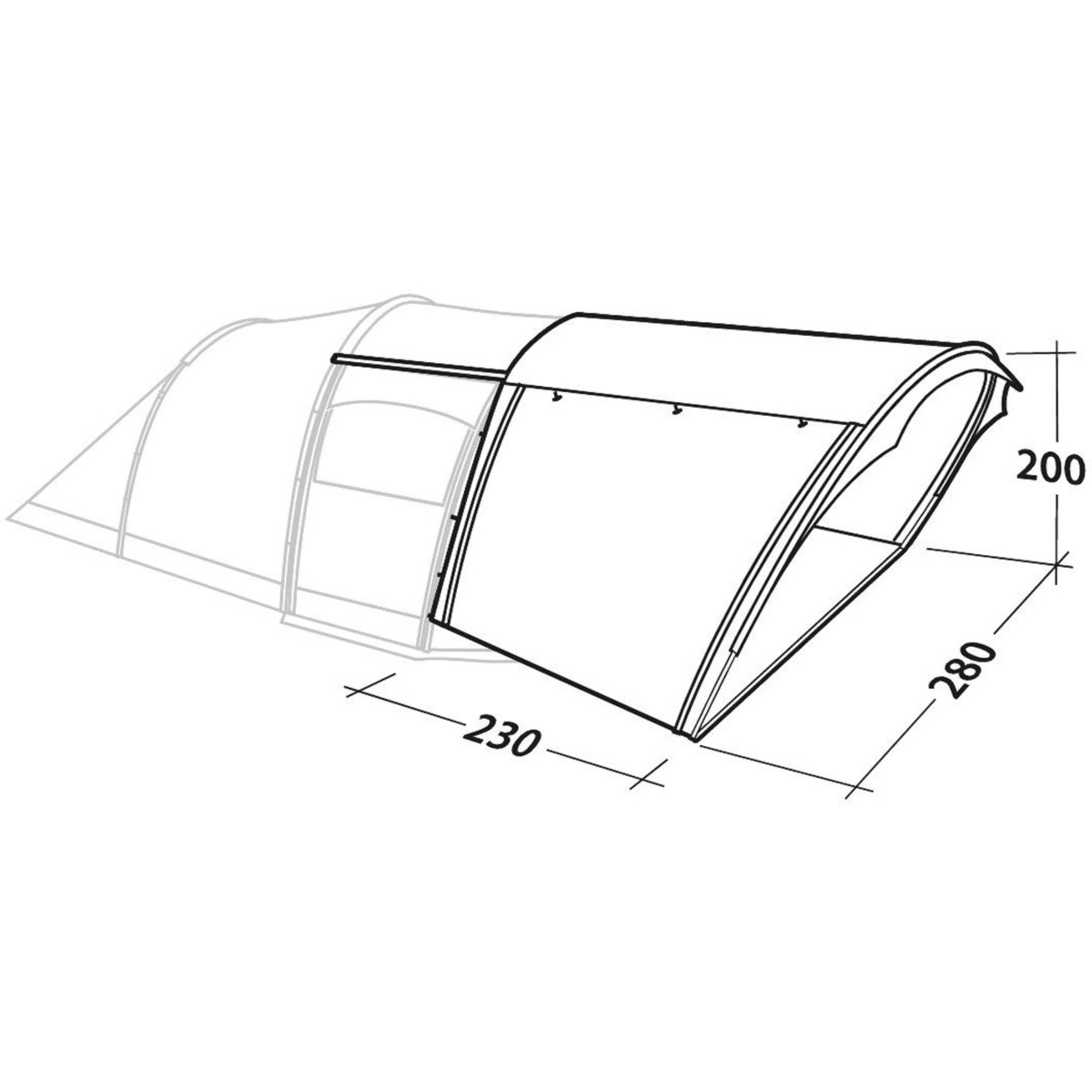 Robens Double Shade Grabber Awning - Bilde 5