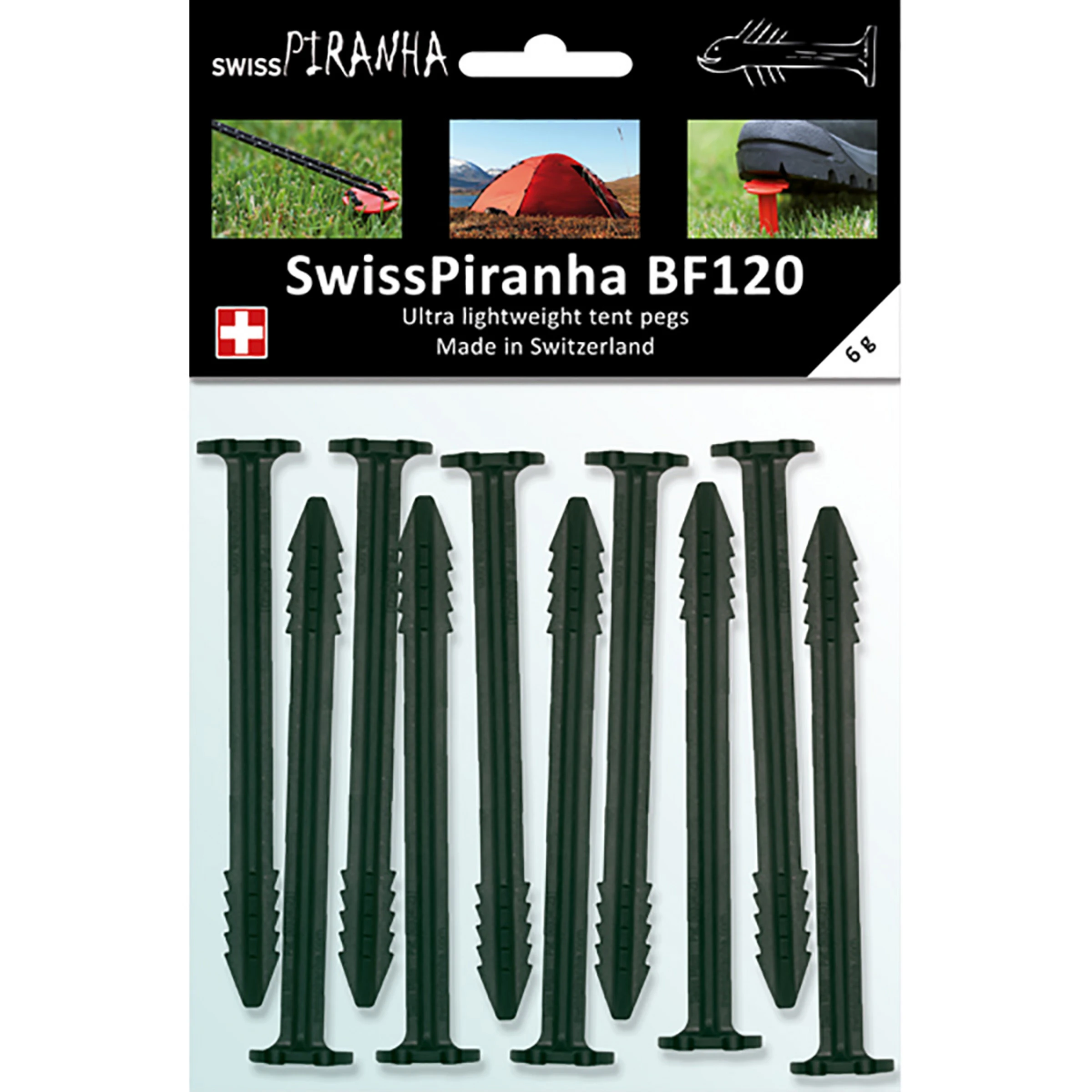 Black Fisk 120 10er Pack Pegs - Bilde 4