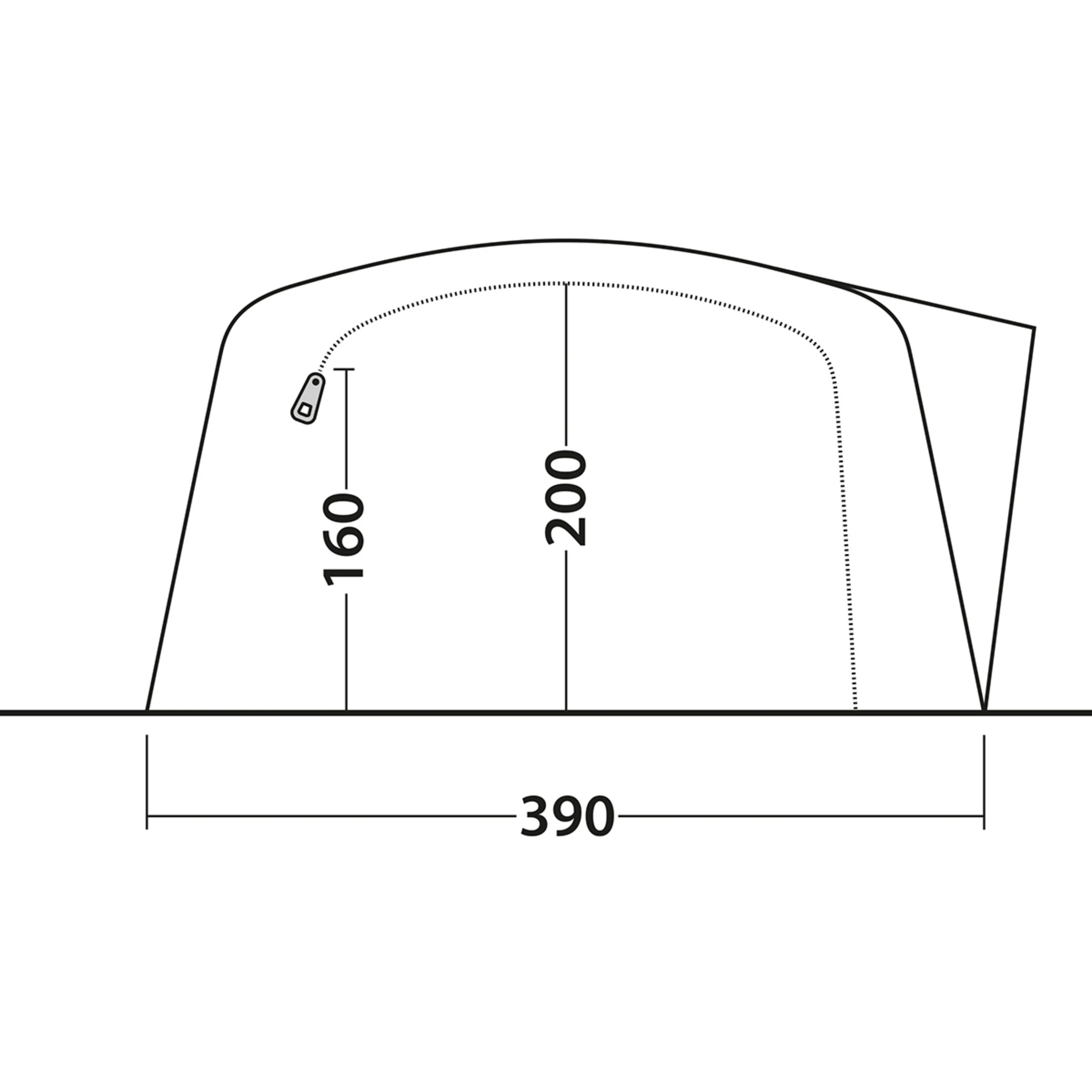 Outwell Knightdale 8PA Tent - Bilde 11