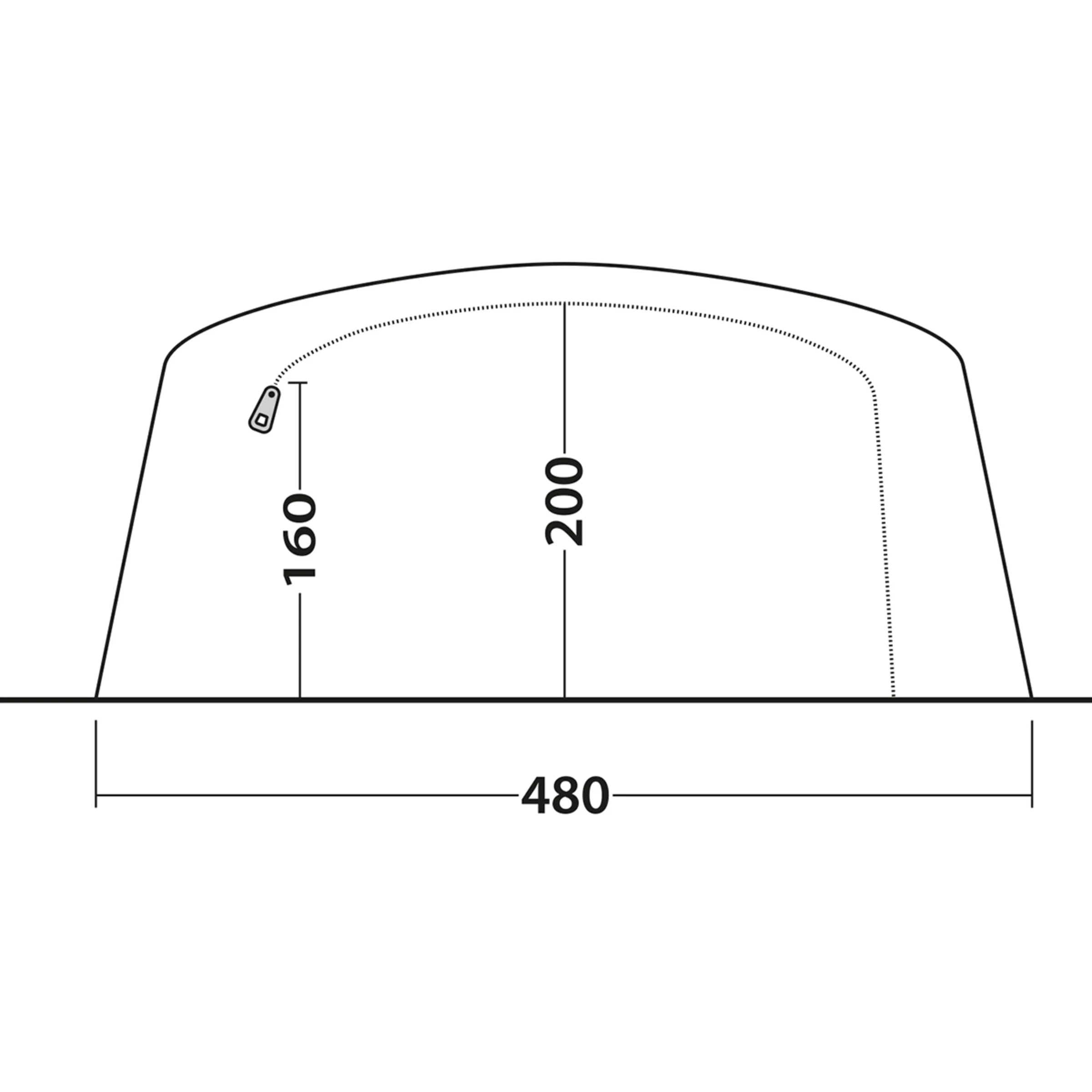 Outwell Sundale 7PA Tent - Bilde 13