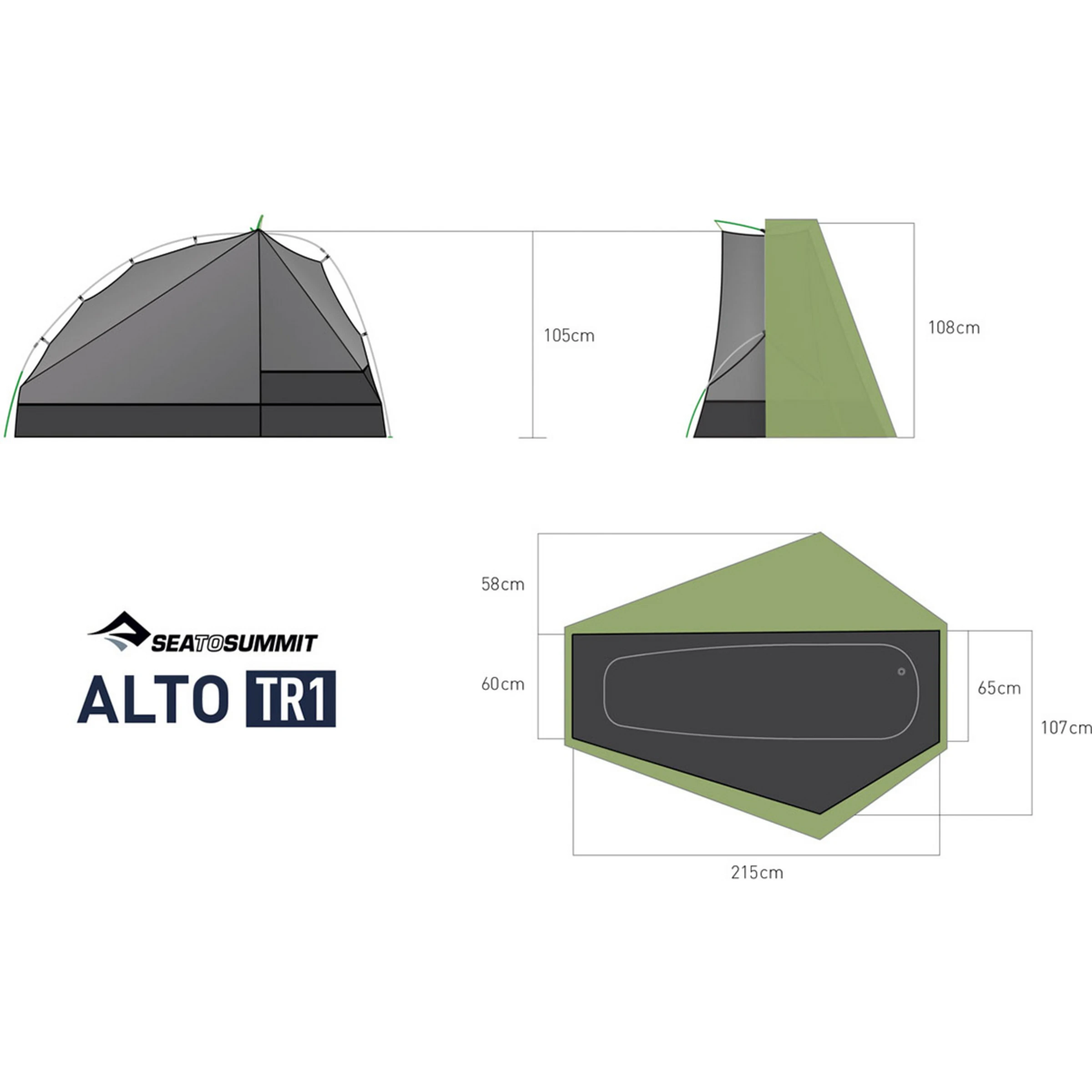 Sea To Summit Alto TR1 Tent - Bilde 10
