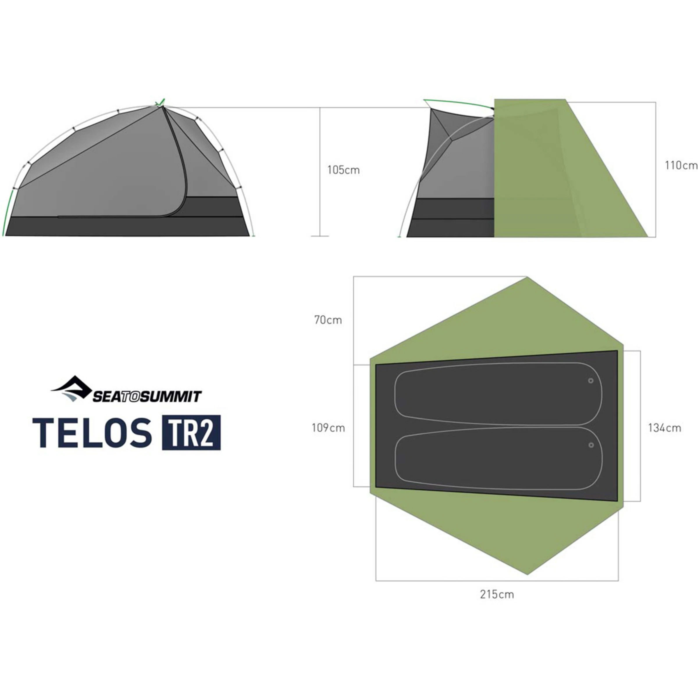 Sea To Summit Telos TR2 Tent - Bilde 11
