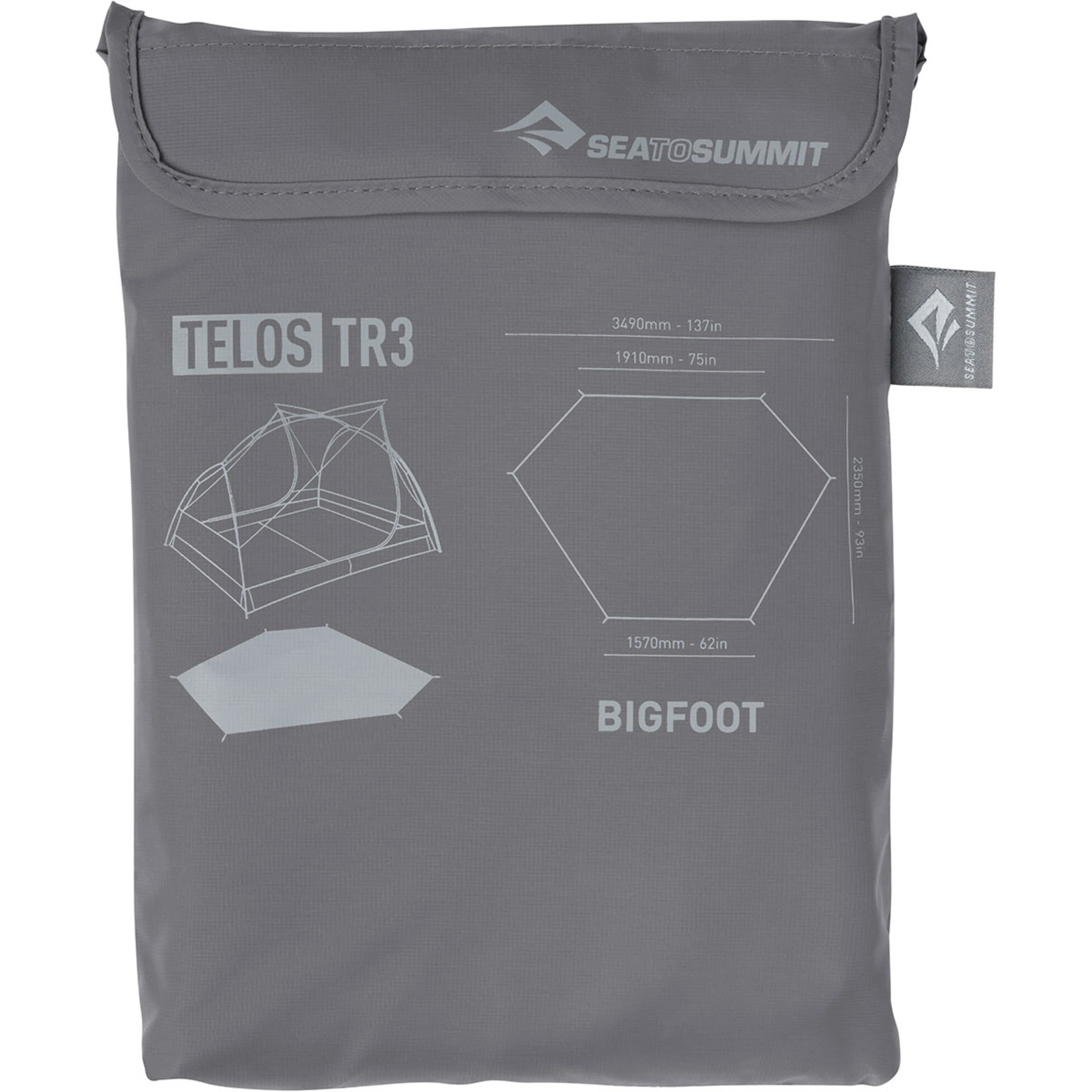 Sea To Summit Telos TR3 Bigfoot Tent Footprint - Bilde 7
