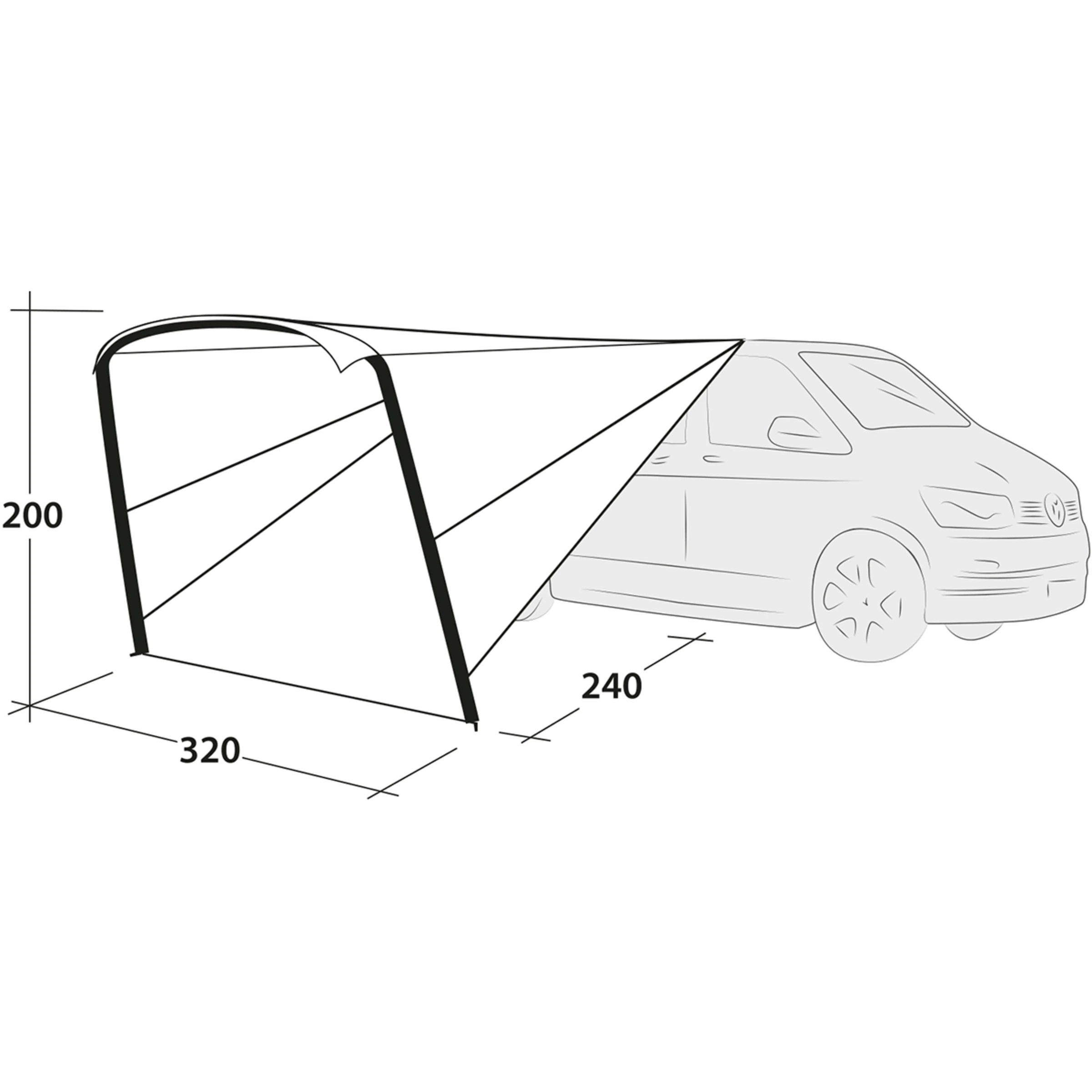 Outwell Touring Canopy Air AWning - Bilde 7