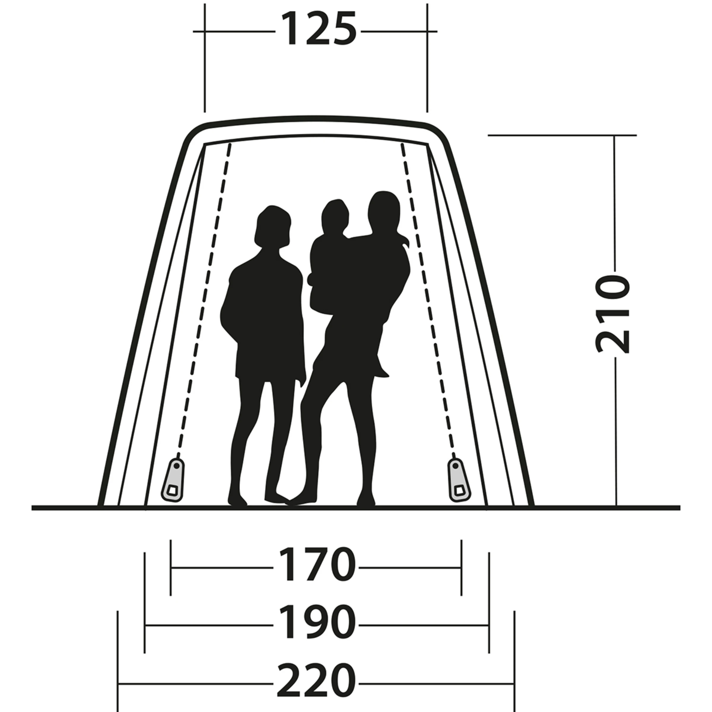 Outwell Sandcrest S Awning - Bilde 10