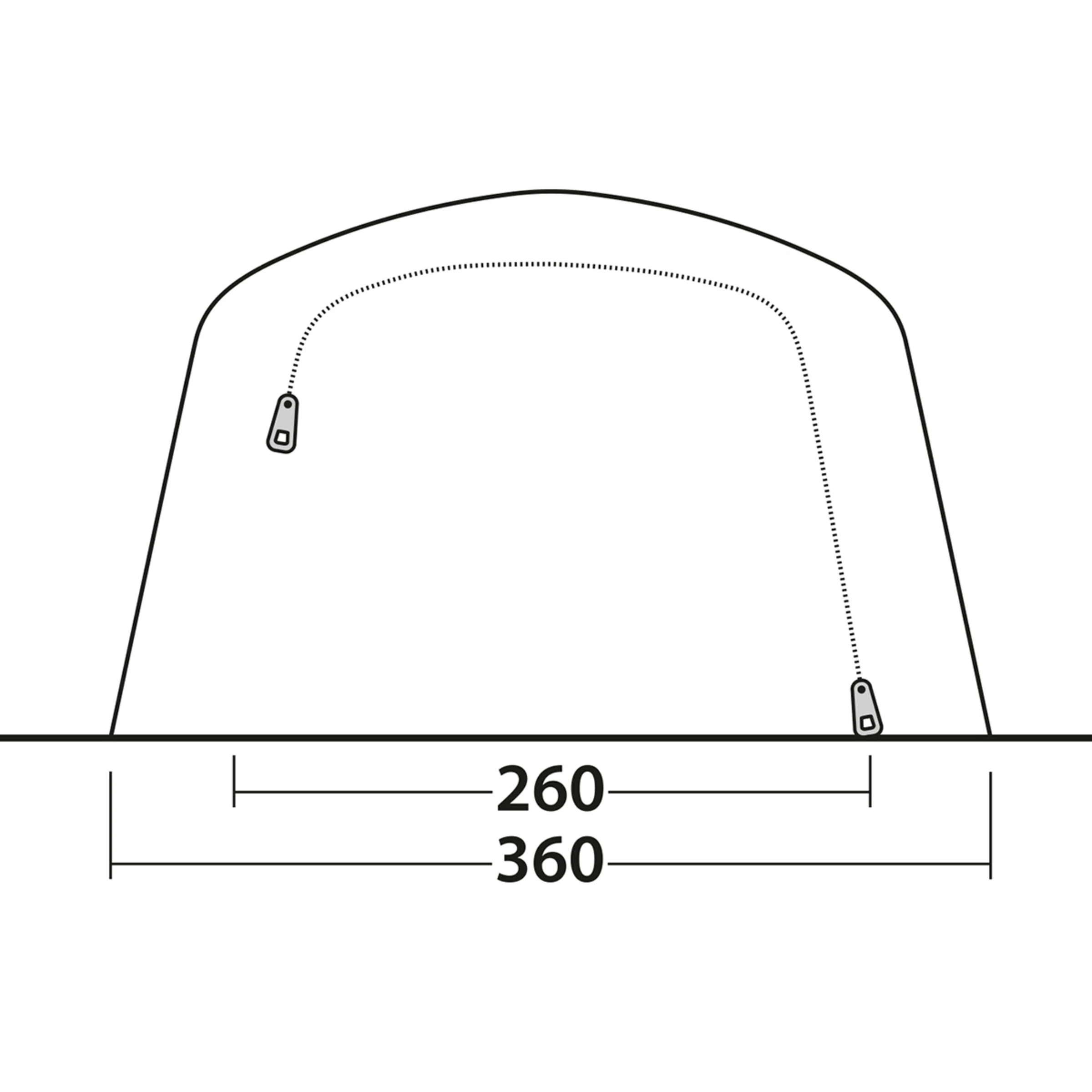 Outwell Jacksondale 5PA Tent - Bilde 19