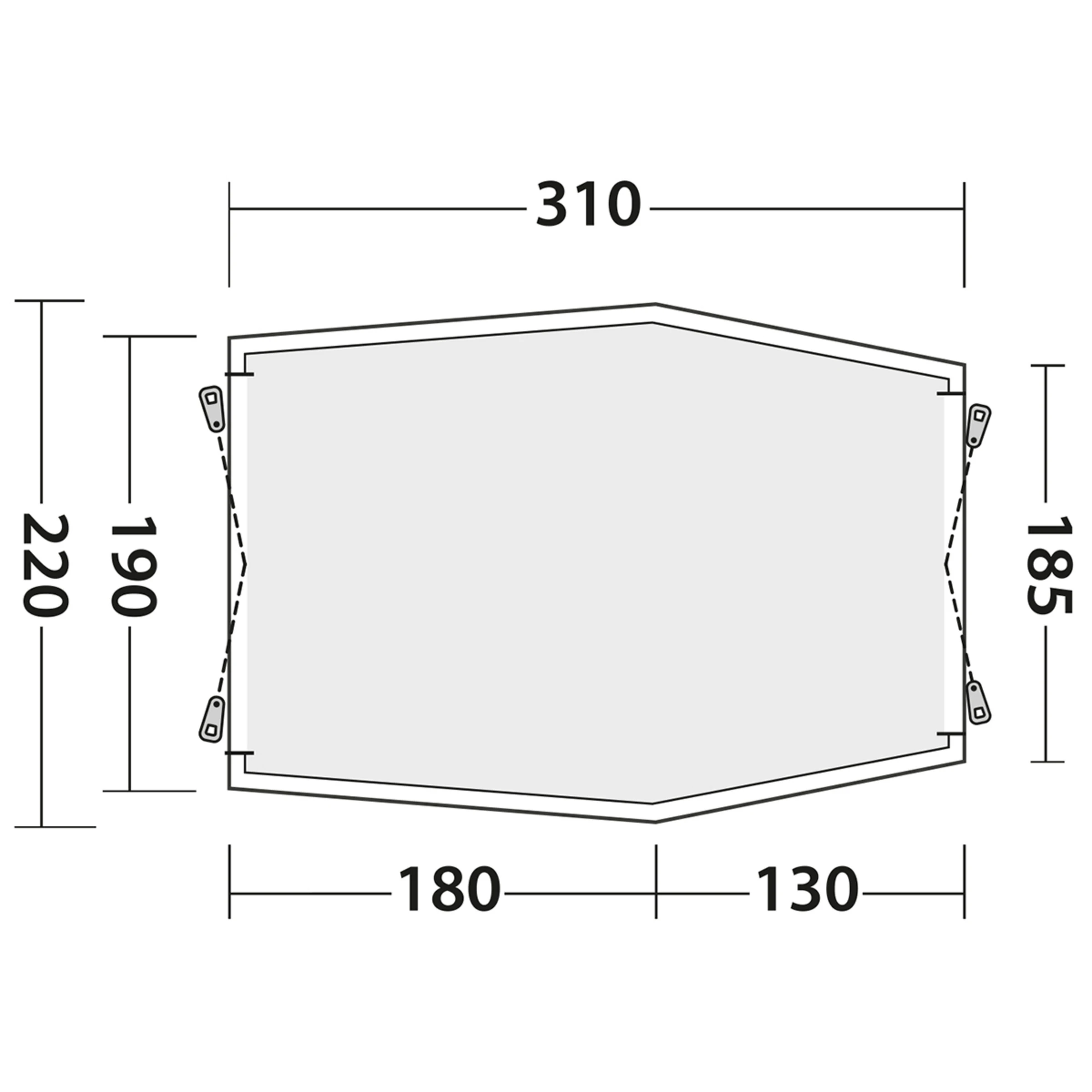 Outwell Sandcrest L Awning - Bilde 13