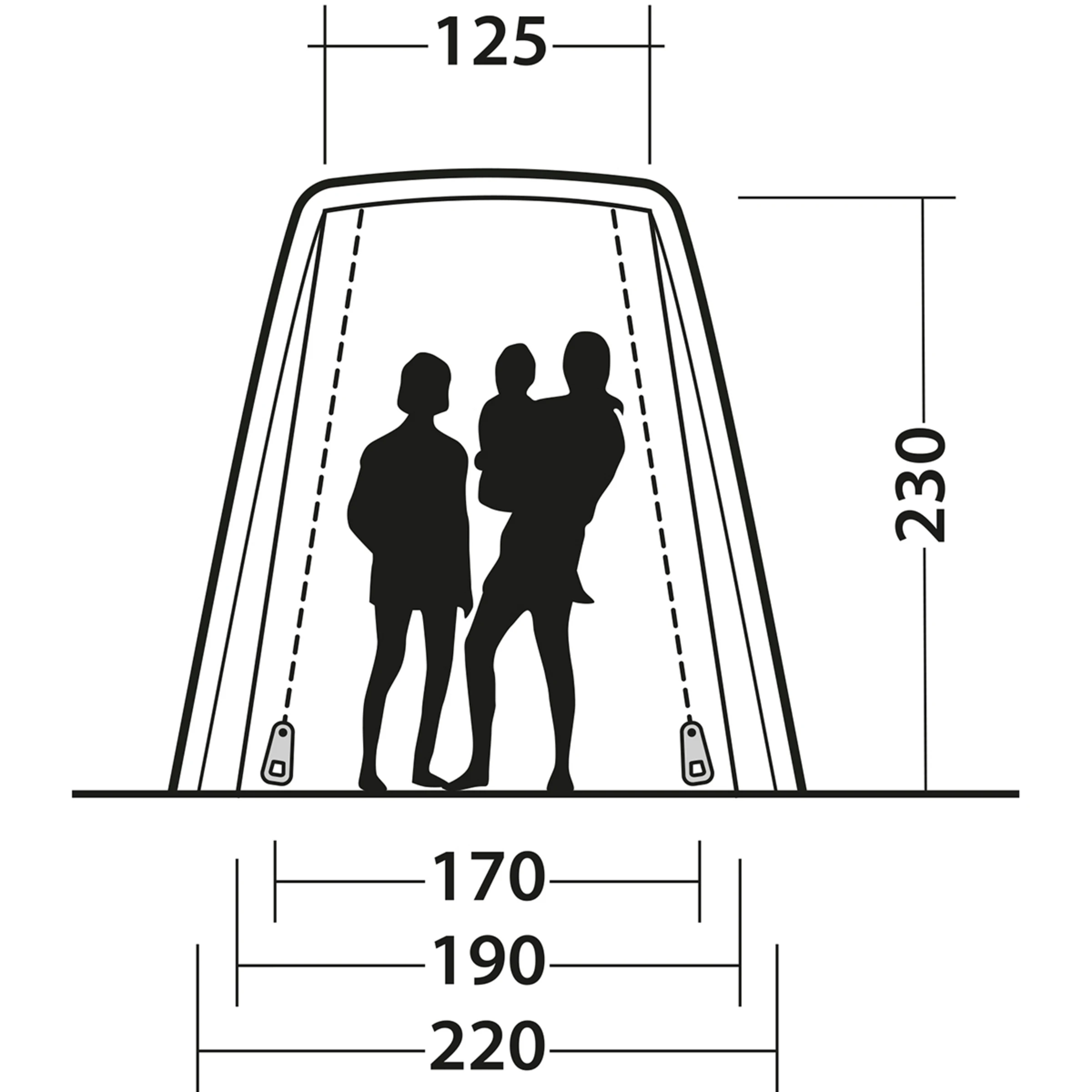 Outwell Sandcrest L Awning - Bilde 15