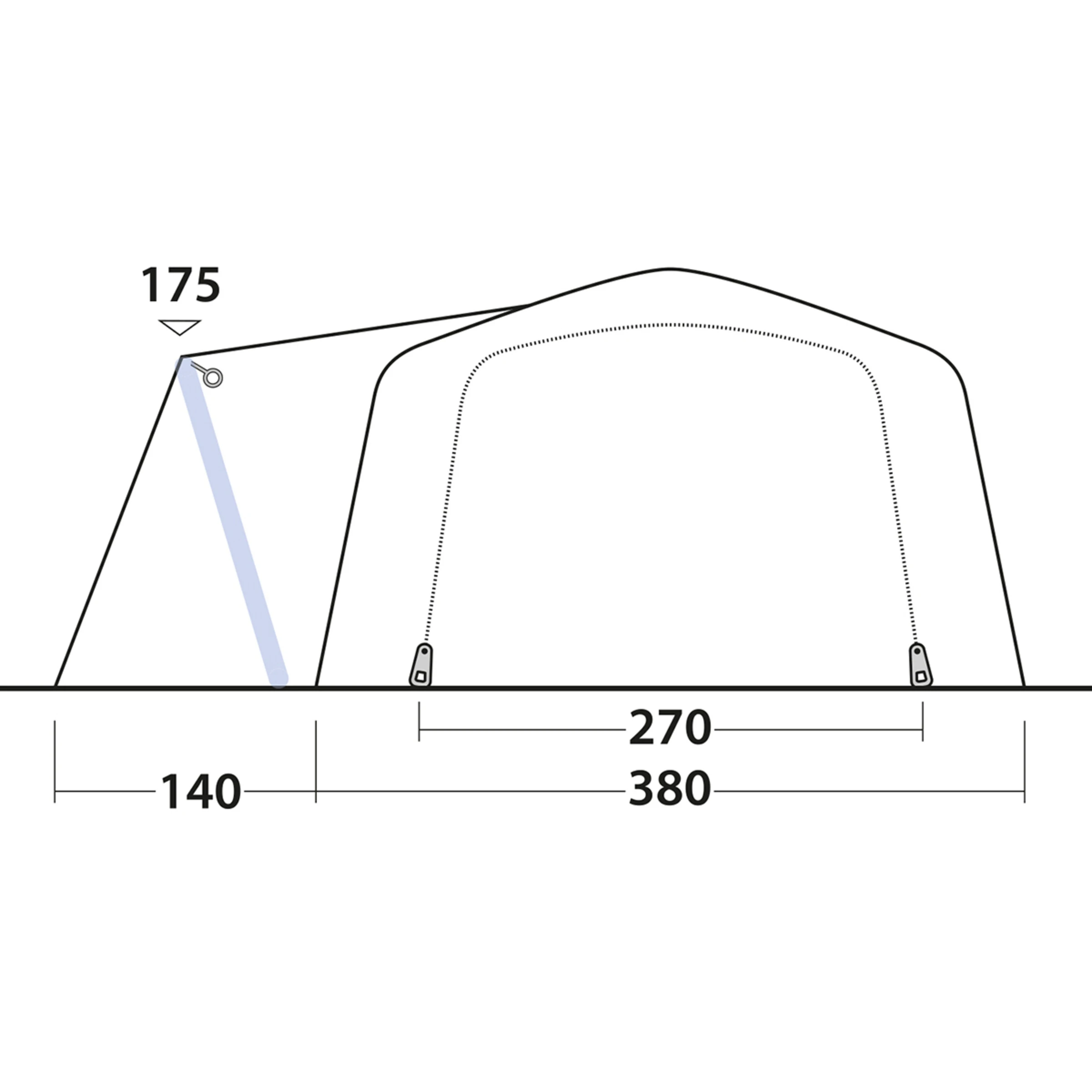 Outwell Airville 6SA Tent - Bilde 16