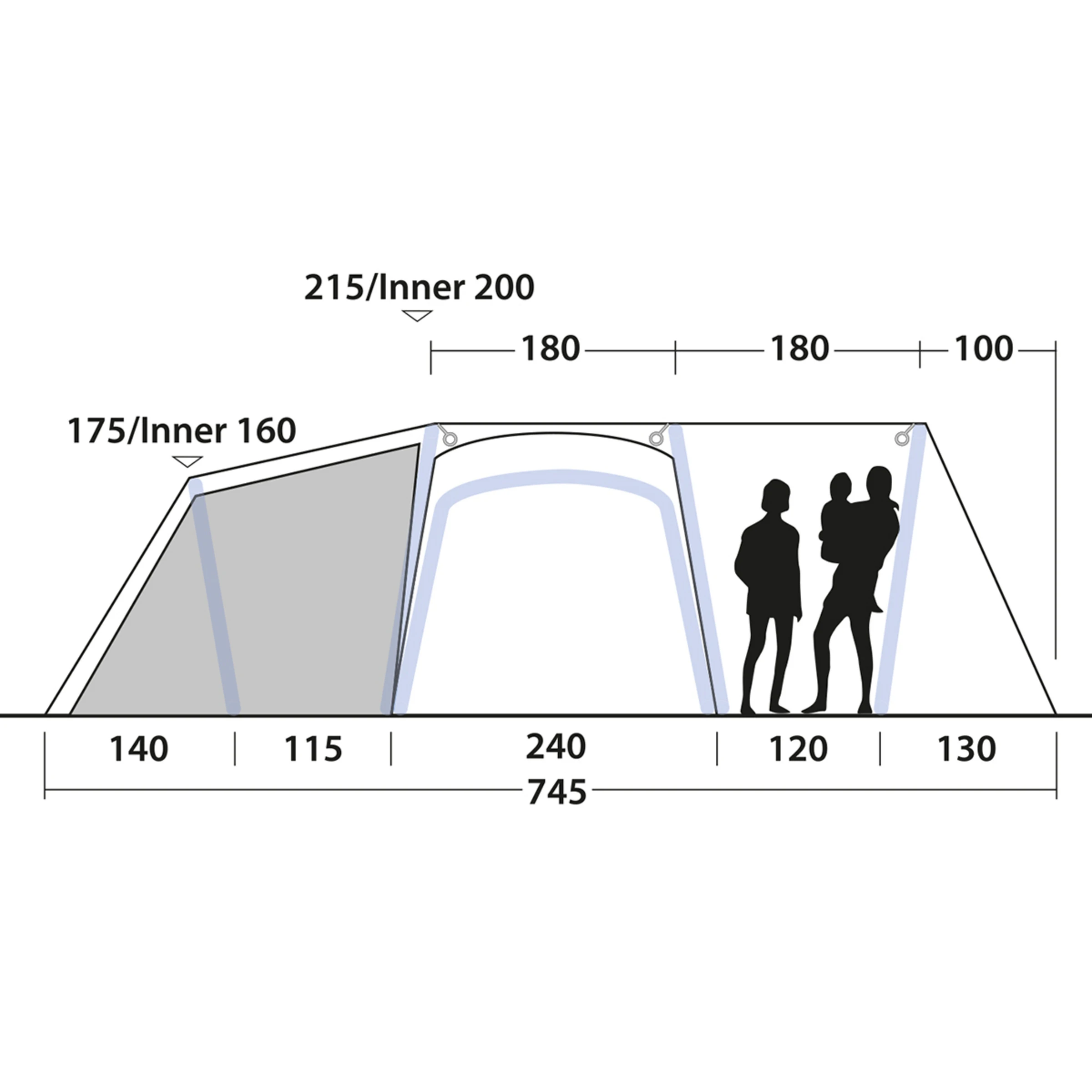 Outwell Airville 6SA Tent - Bilde 17