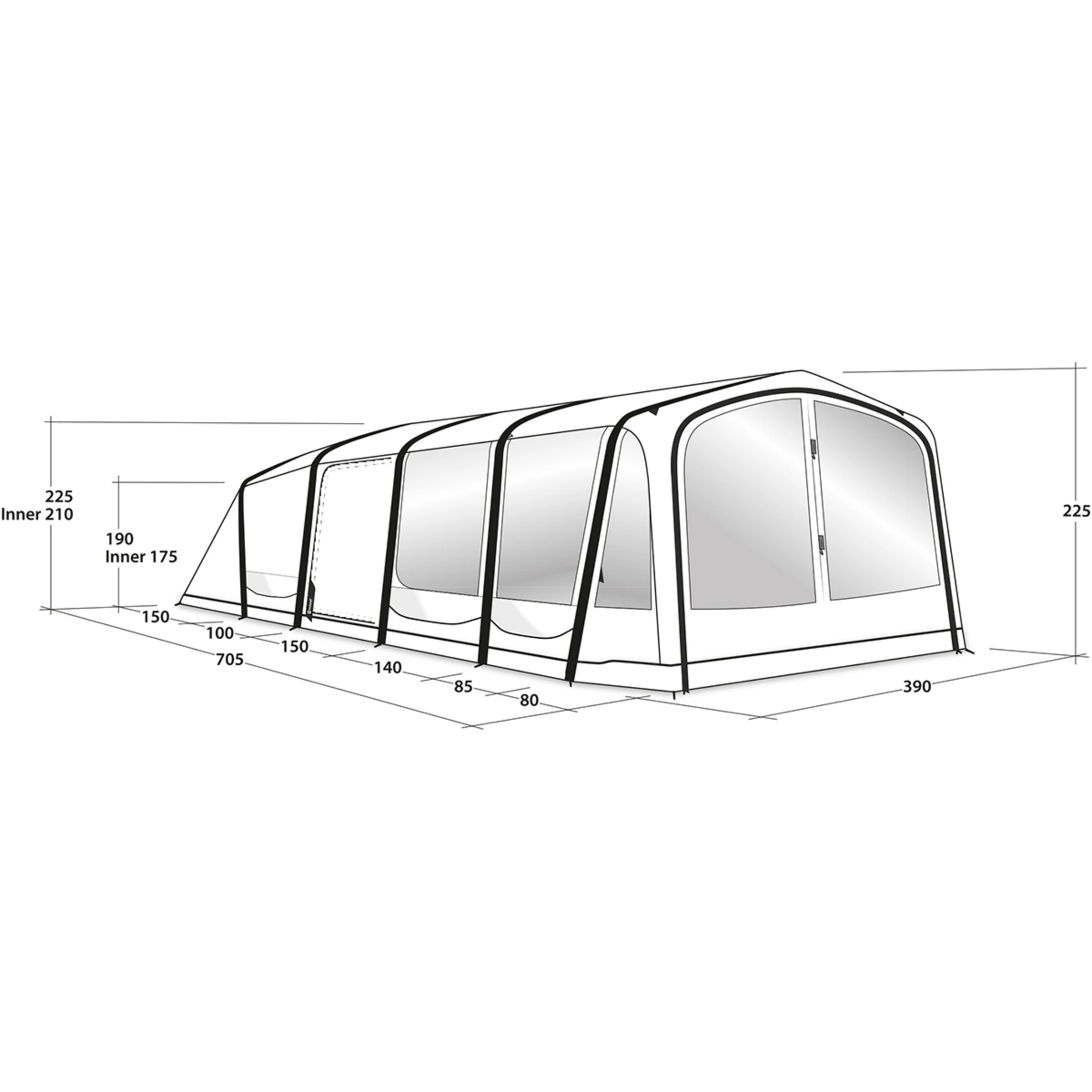Outwell Forestville 6SA Tent - Bilde 14