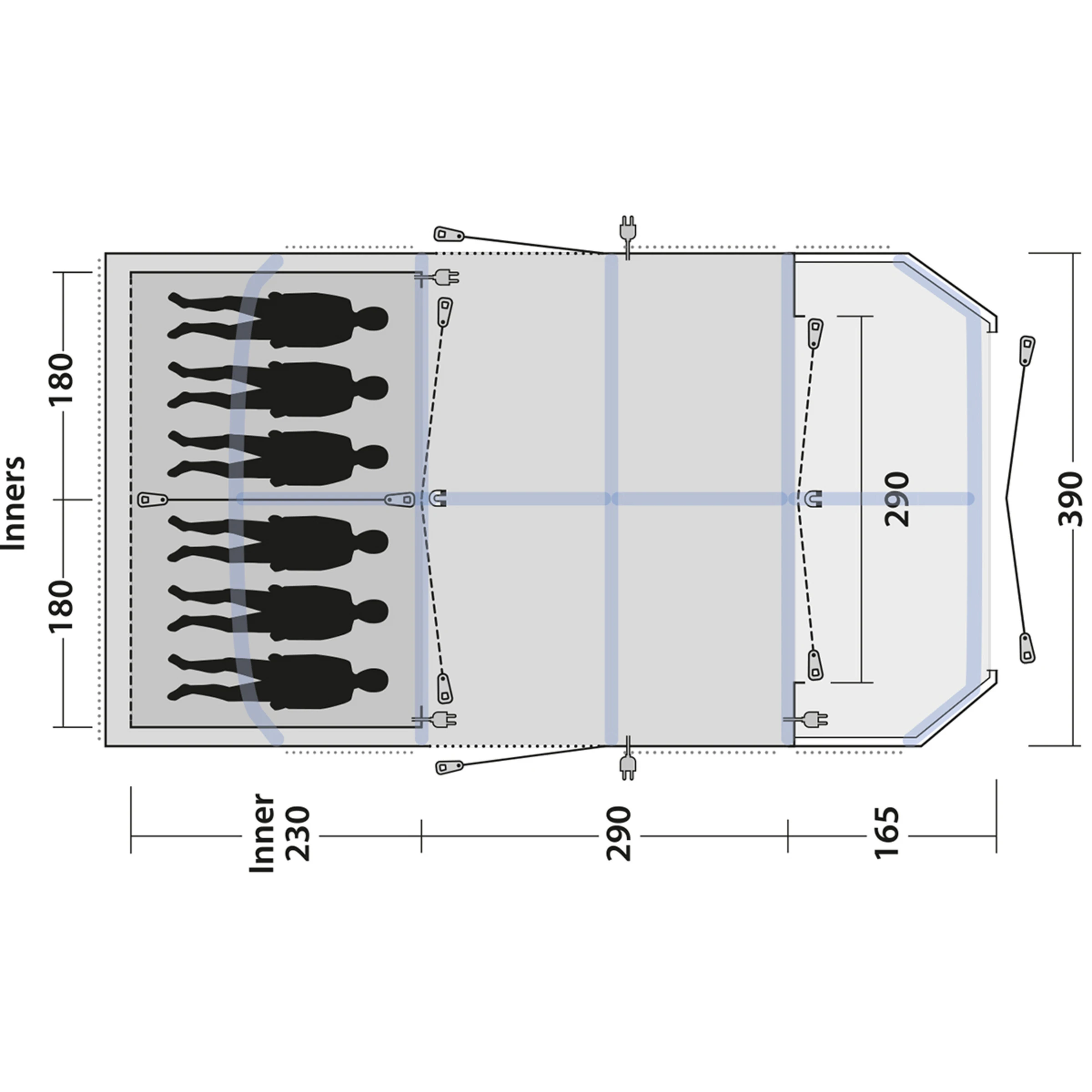 Outwell Forestville 6SA Tent - Bilde 16