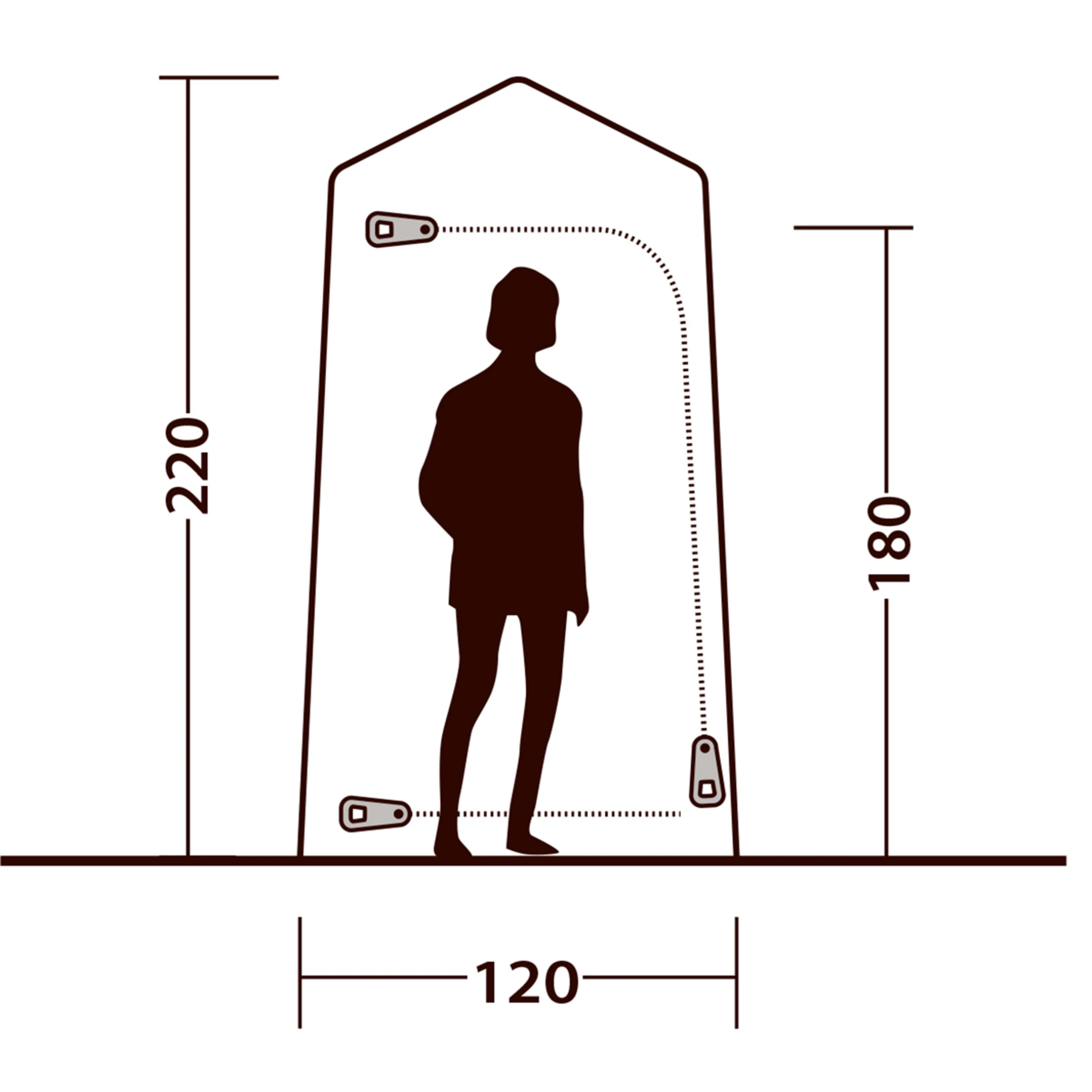 Outwell Seahaven Comfort Station Single - Bilde 14