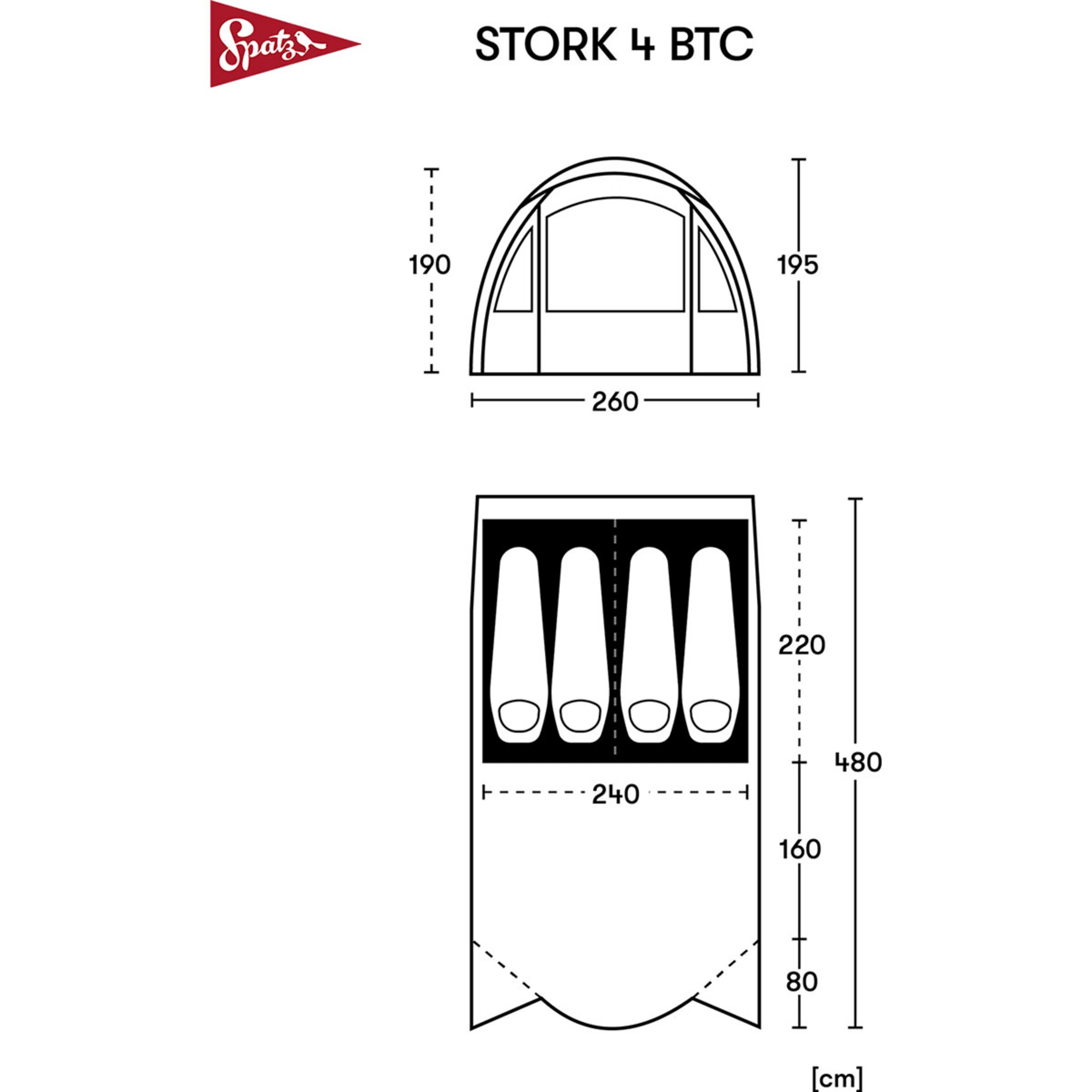 Spatz Stork 4 BTC Tent - Bilde 6