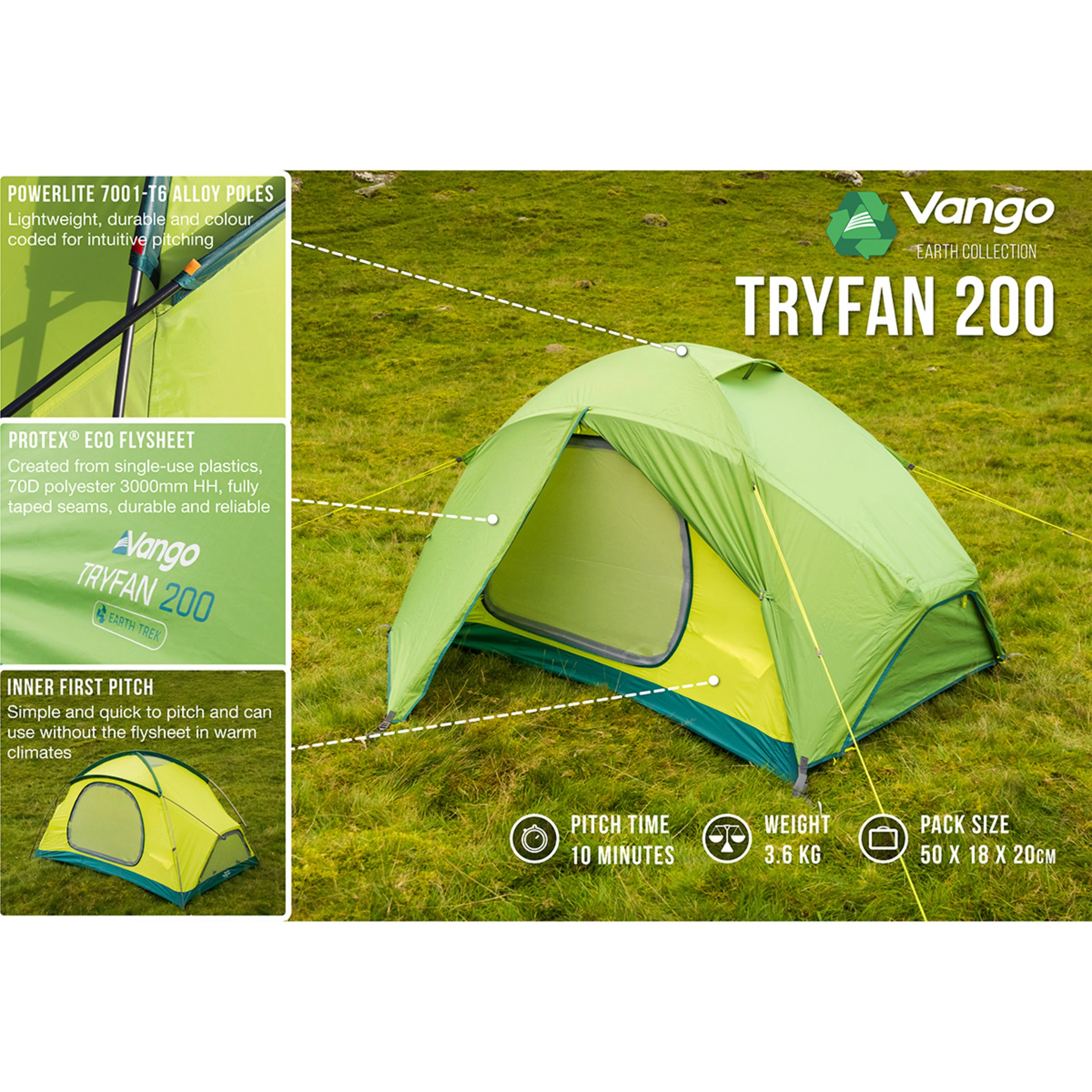 Vango Tryfan 200 Tent - Bilde 4