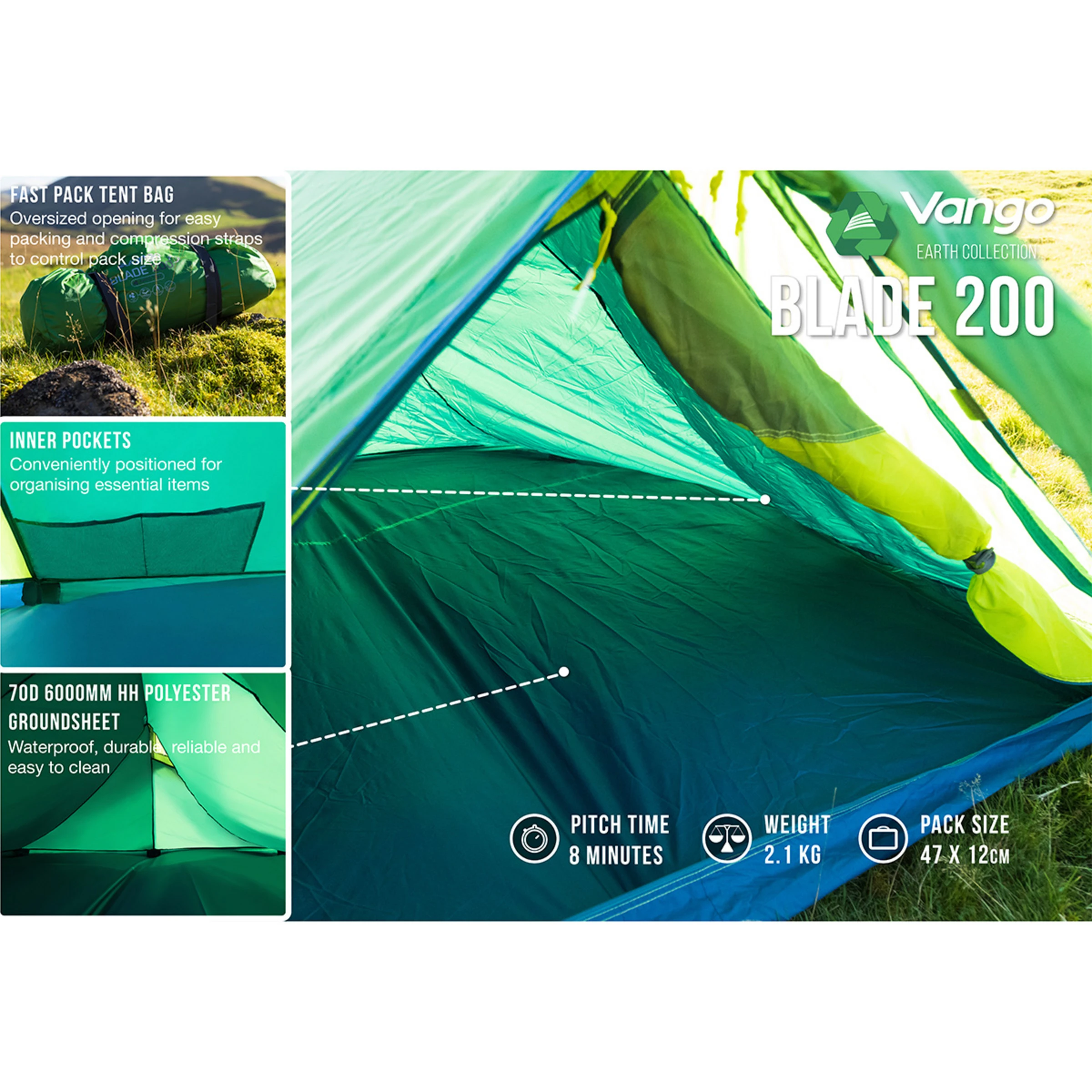 Vango Blade 200 Tent - Bilde 15